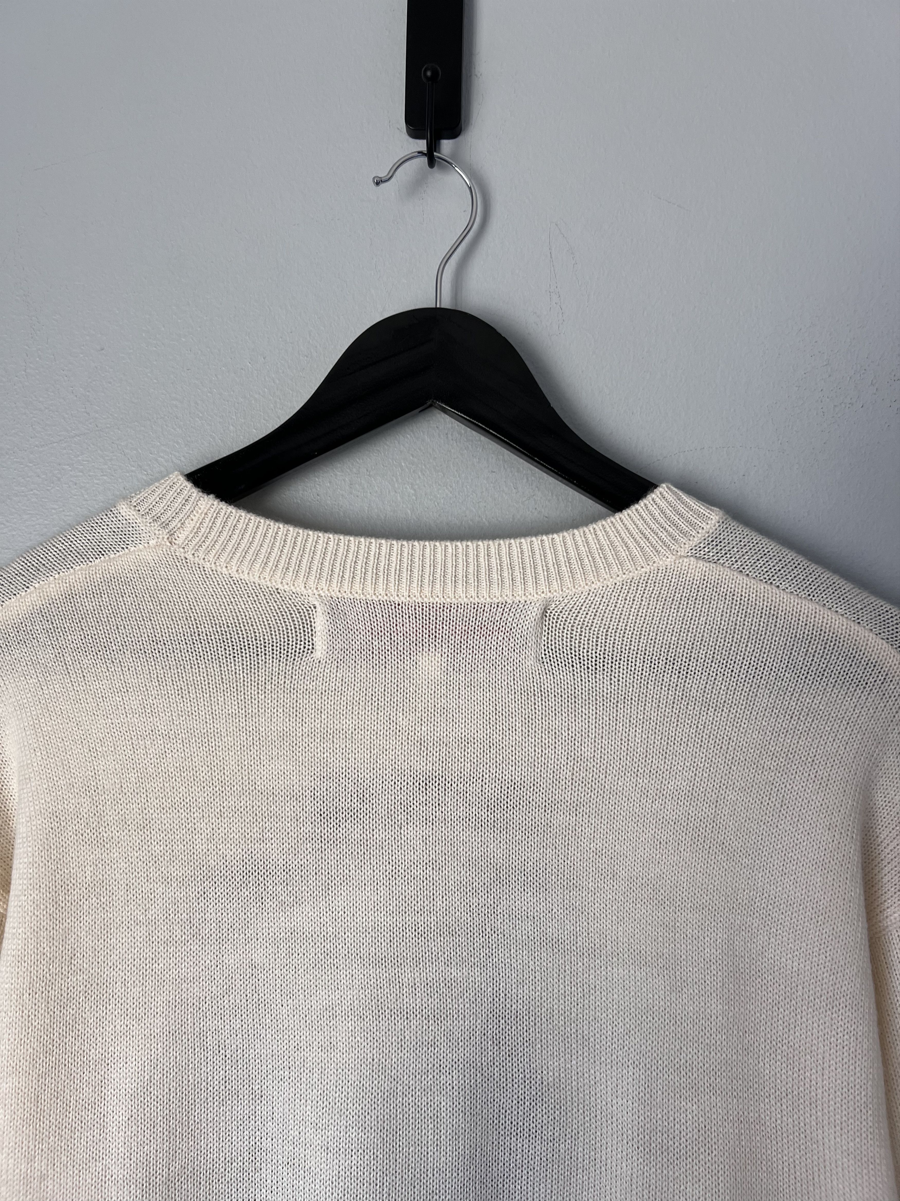 One of These Days One Of These Days Running Horse Knit Sweater in White Size US M / EU 48-50 / 2 - 6 Thumbnail