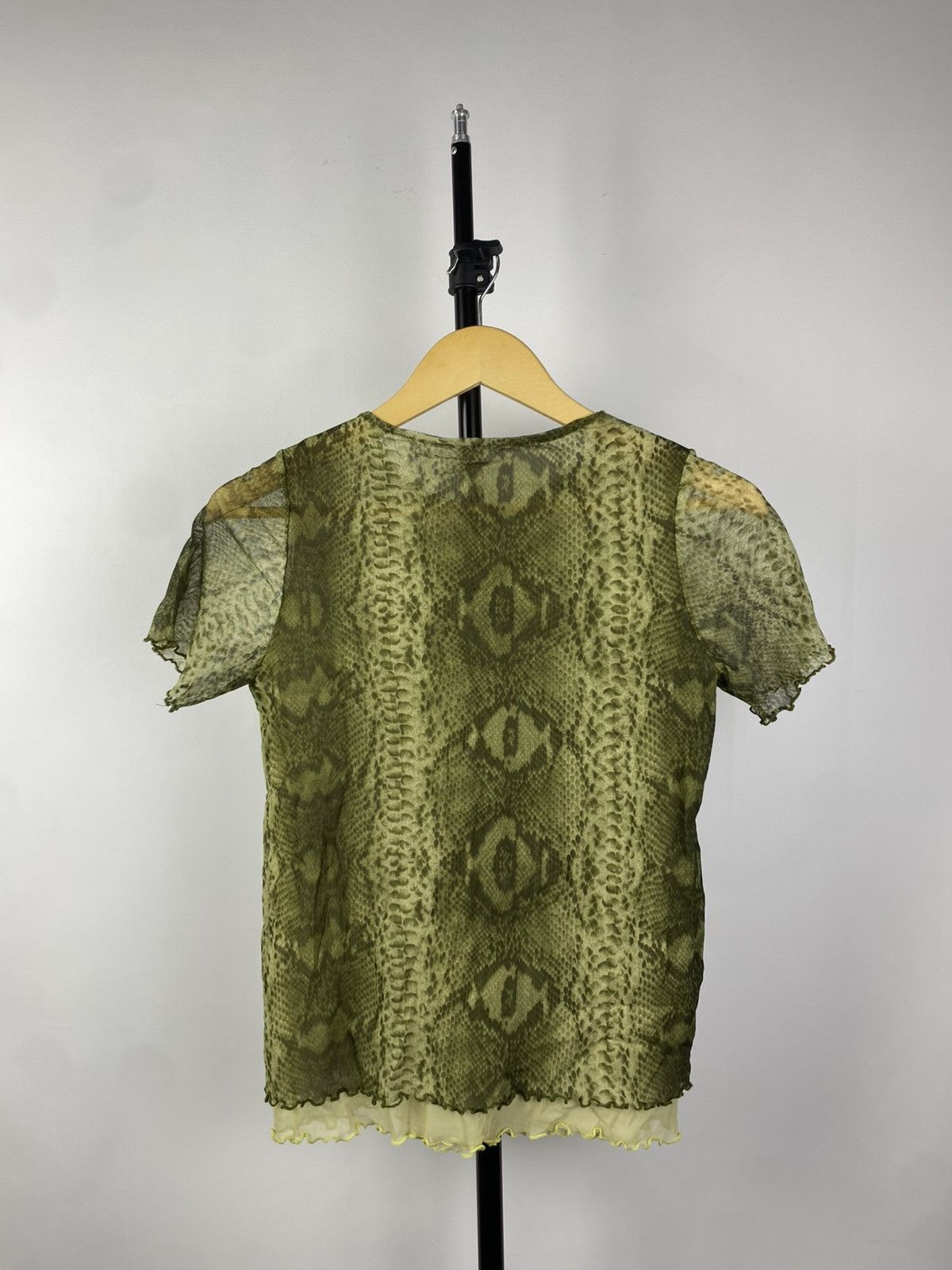 Designer × Japanese Brand × Vintage Save The Queen Jean Paul Gaultier Style Snake Mesh Blouses Size M / US 6-8 / IT 42-44 - 2 Thumbnail