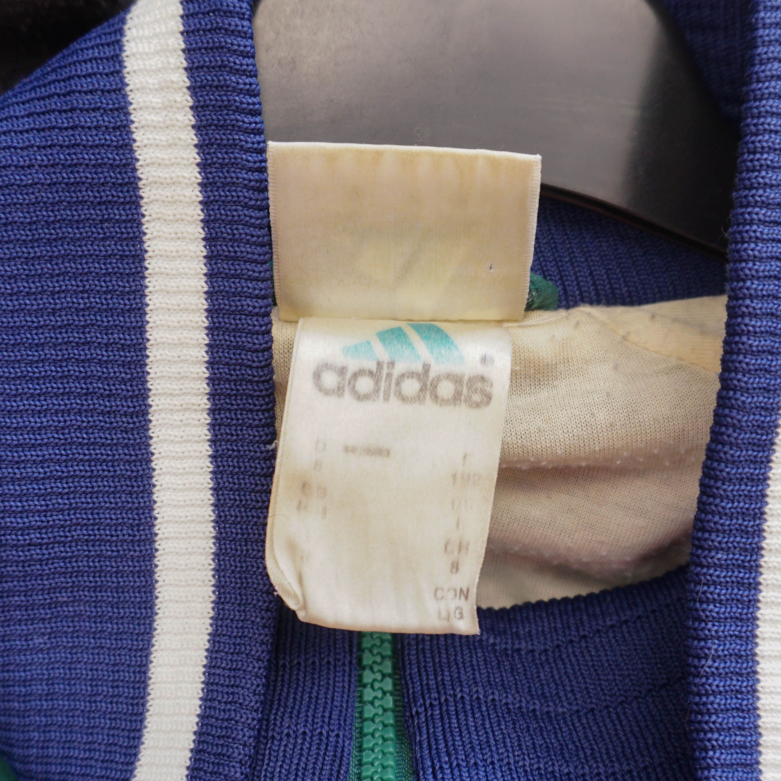 Adidas × Vintage Archive 1990's Vintage Embroidery Track Jacket Size US XL / EU 56 / 4 - 4 Thumbnail
