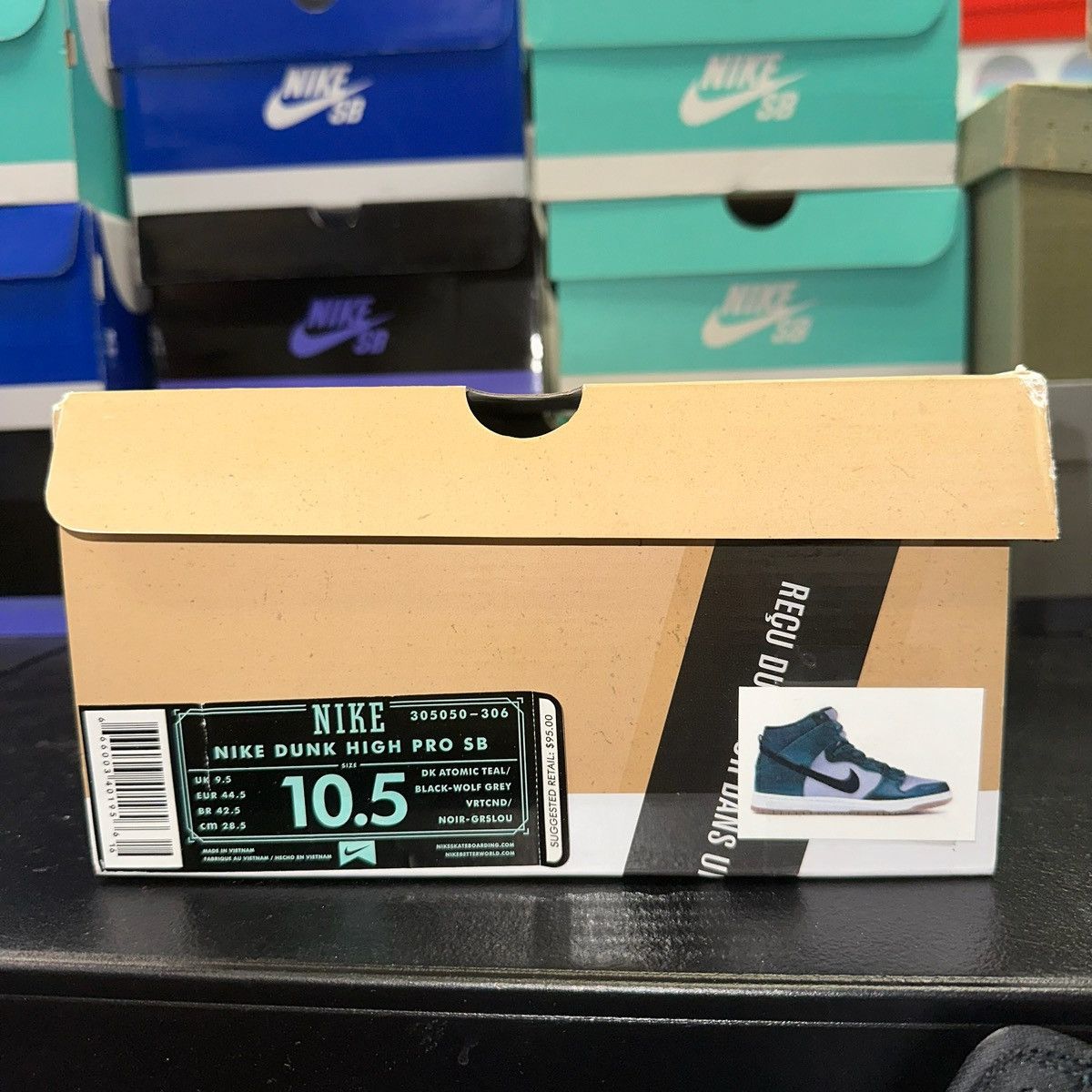 Nike Size 10.5 - Nike SB Dunk High Newport - 305050-306 Size US 10.5 / EU 43-44 - 7 Thumbnail
