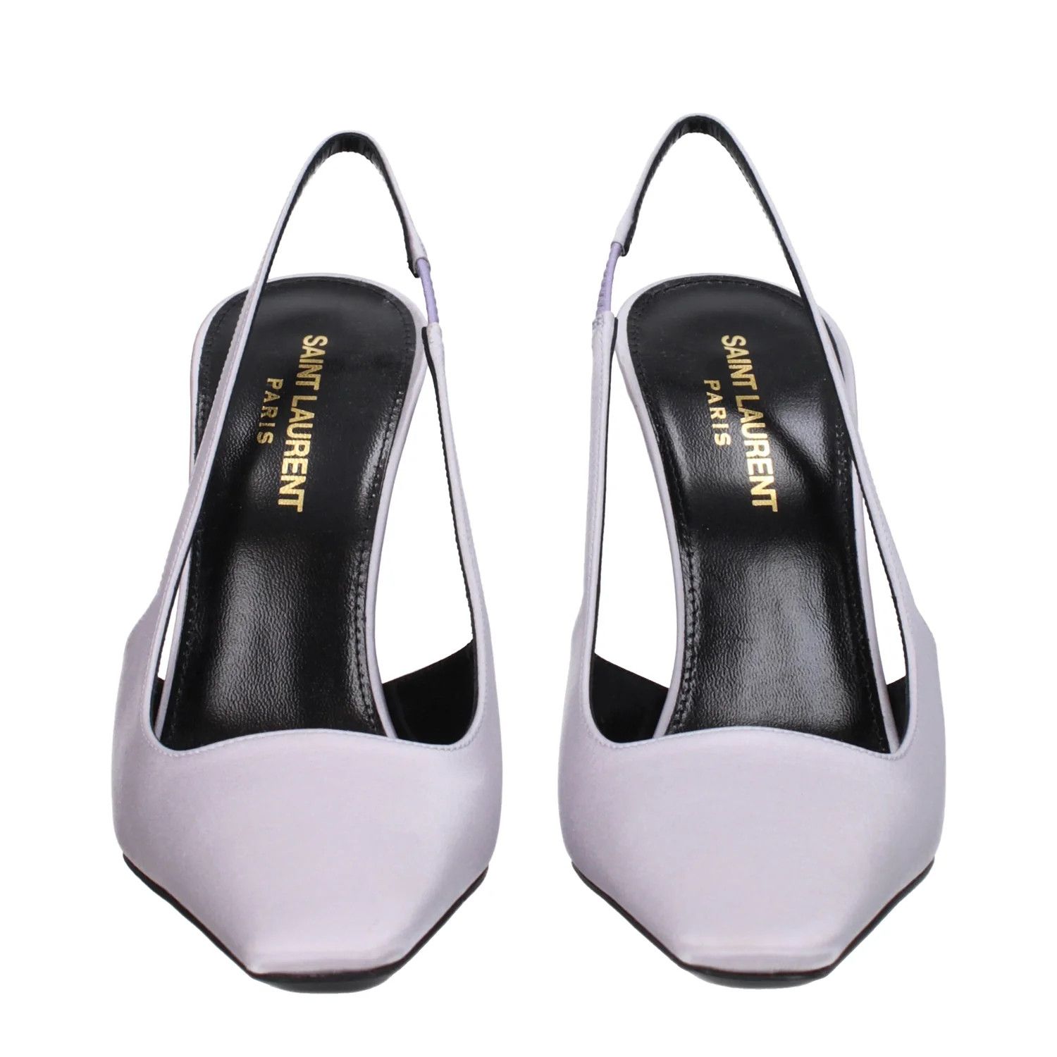 Saint Laurent Paris ob1o1e1224 Satin Sandals in Grey Size US 6 / IT 36 - 3 Thumbnail