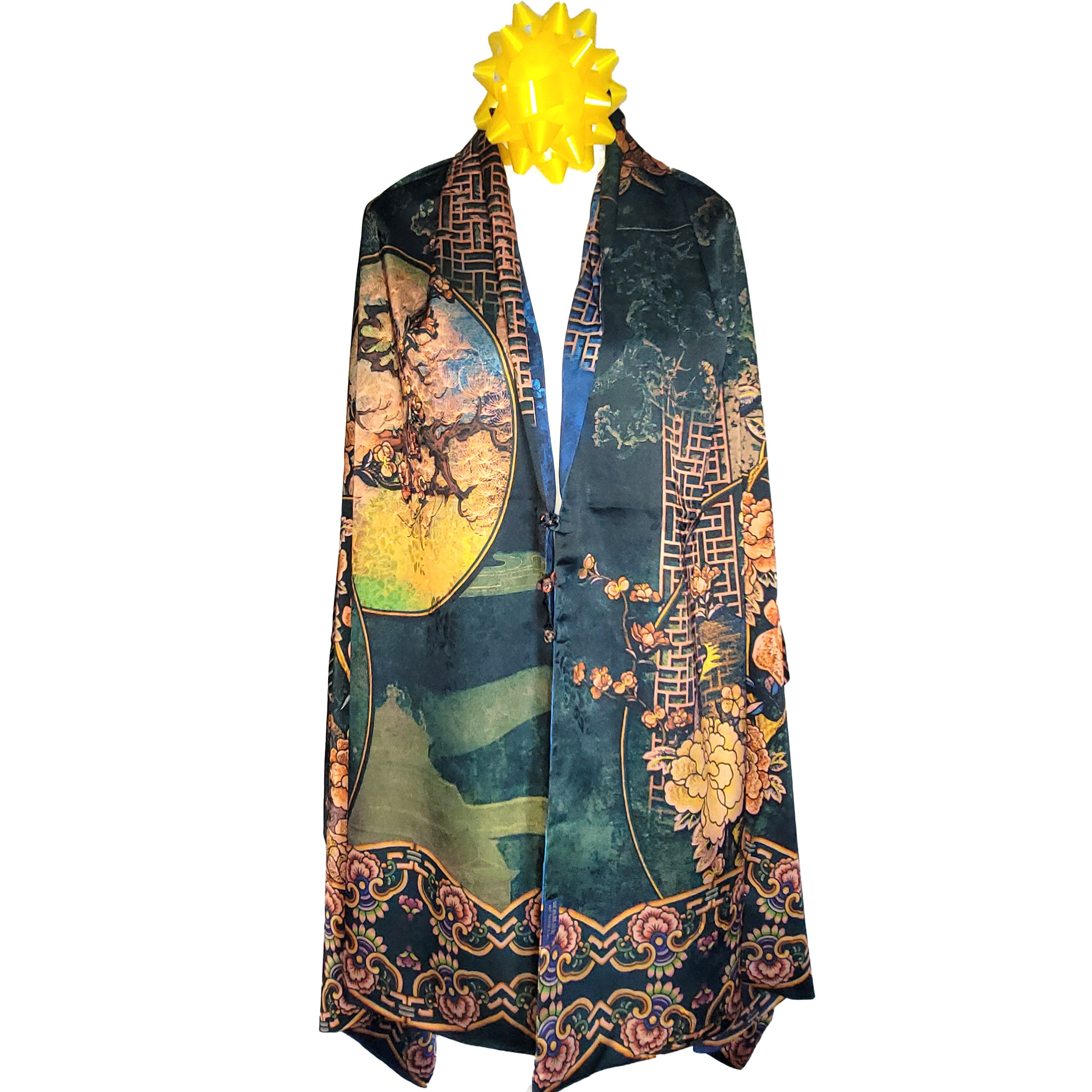 Other NWT Double-Sided Double-Layer Long Silk Scarf 27"x70" PK5987 Size ONE SIZE - 3 Thumbnail