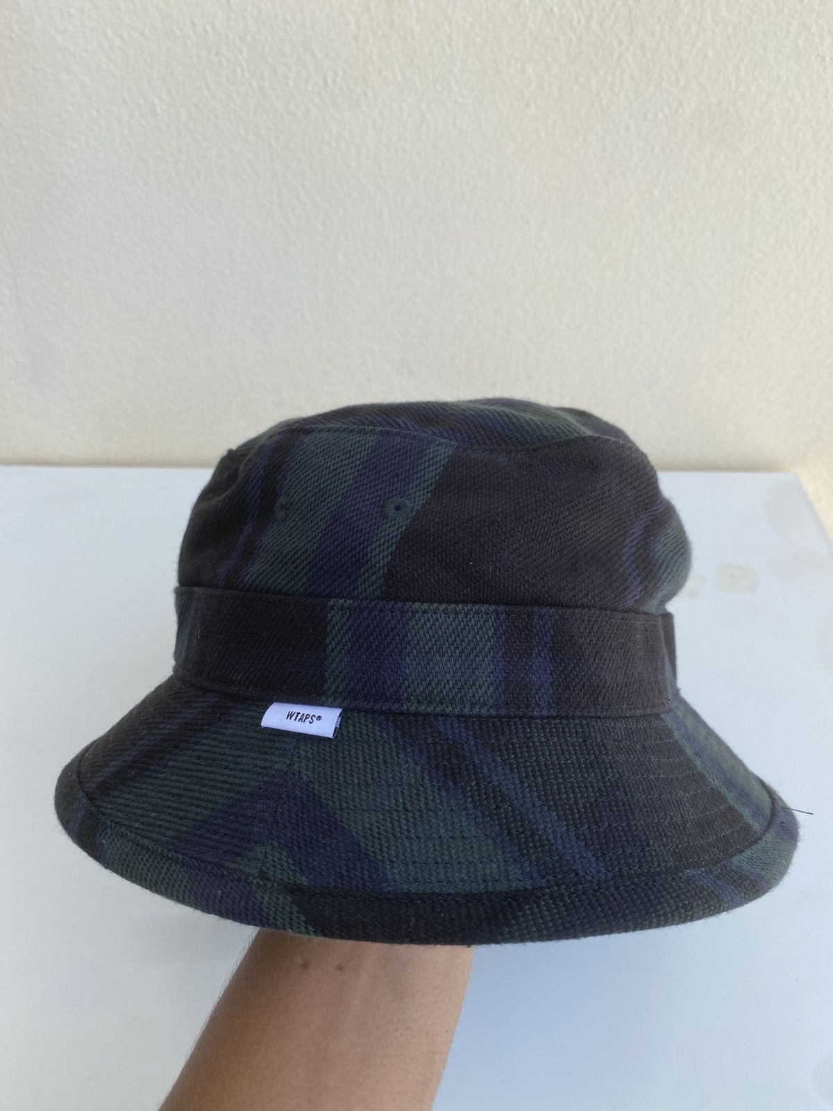 Wtaps Rare WTAPS Checkered Design Cotton Bucket Hat Size ONE SIZE - 7 Thumbnail