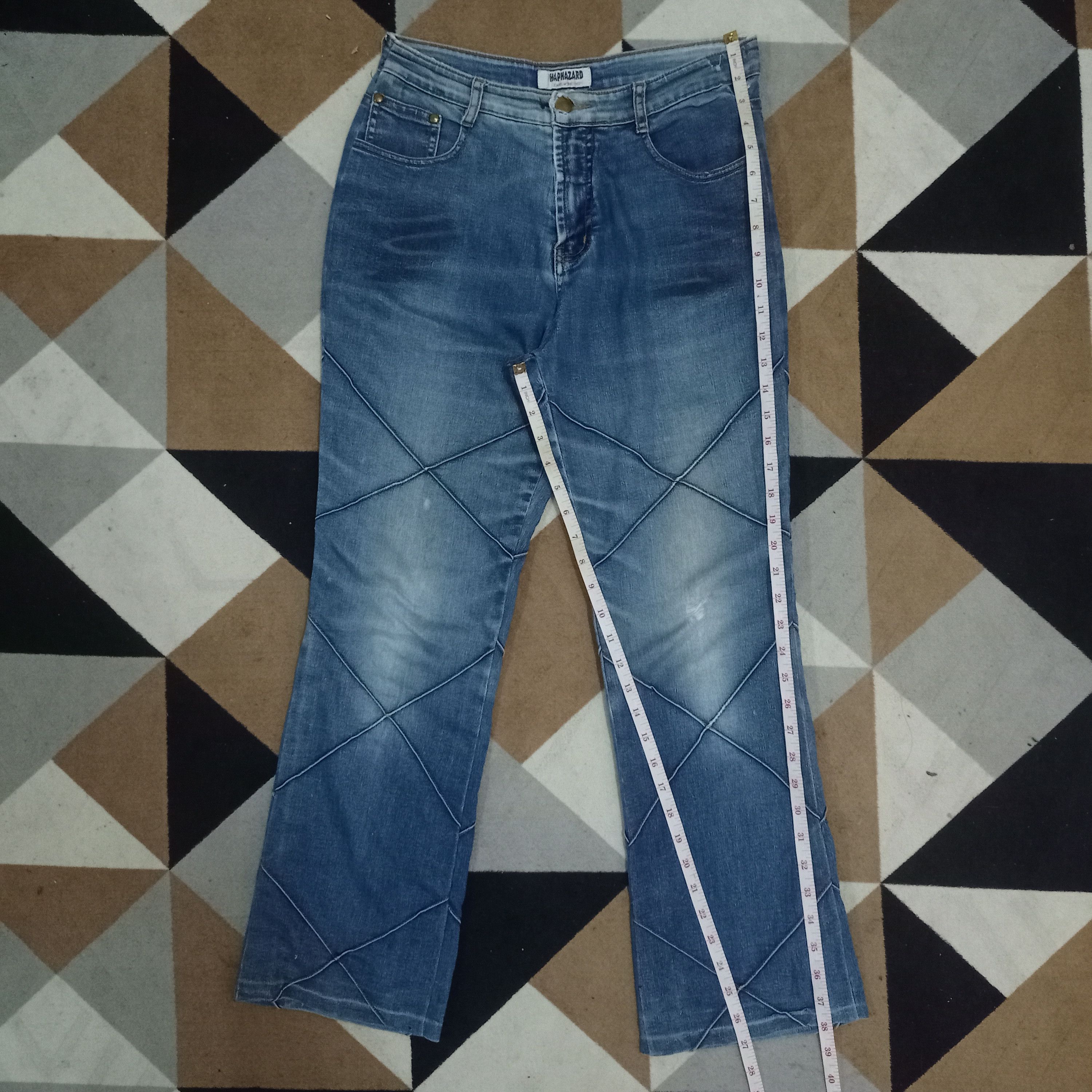 Japanese Brand Vintage Japanese Brand Blue Wash Flare Jeans Size 29" - 9 Thumbnail