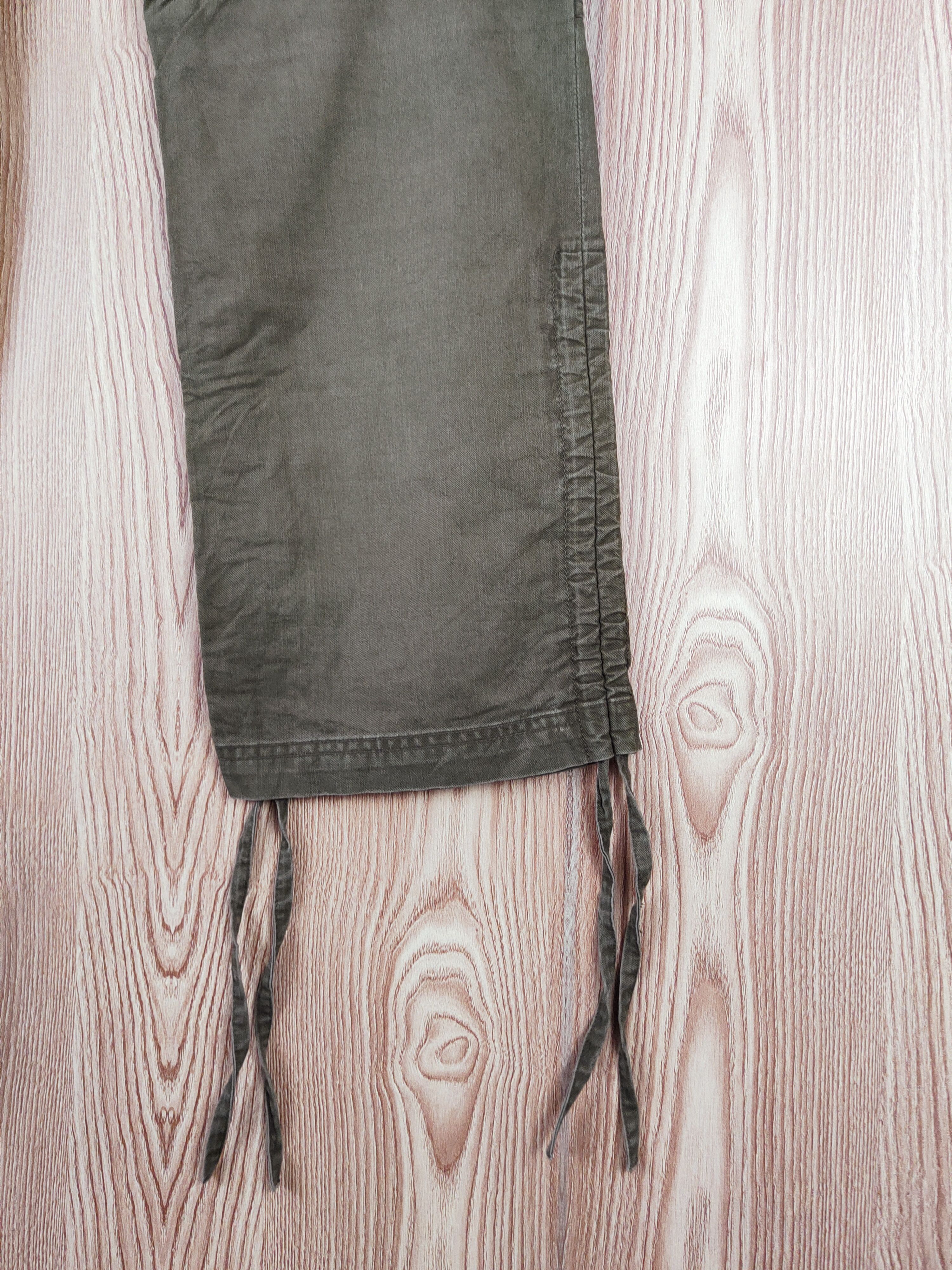 Japanese Brand Uniqlo Olive Multipocket Tactical Cargo Pants #W438 Size 28" / US 6 / IT 42 - 11 Thumbnail