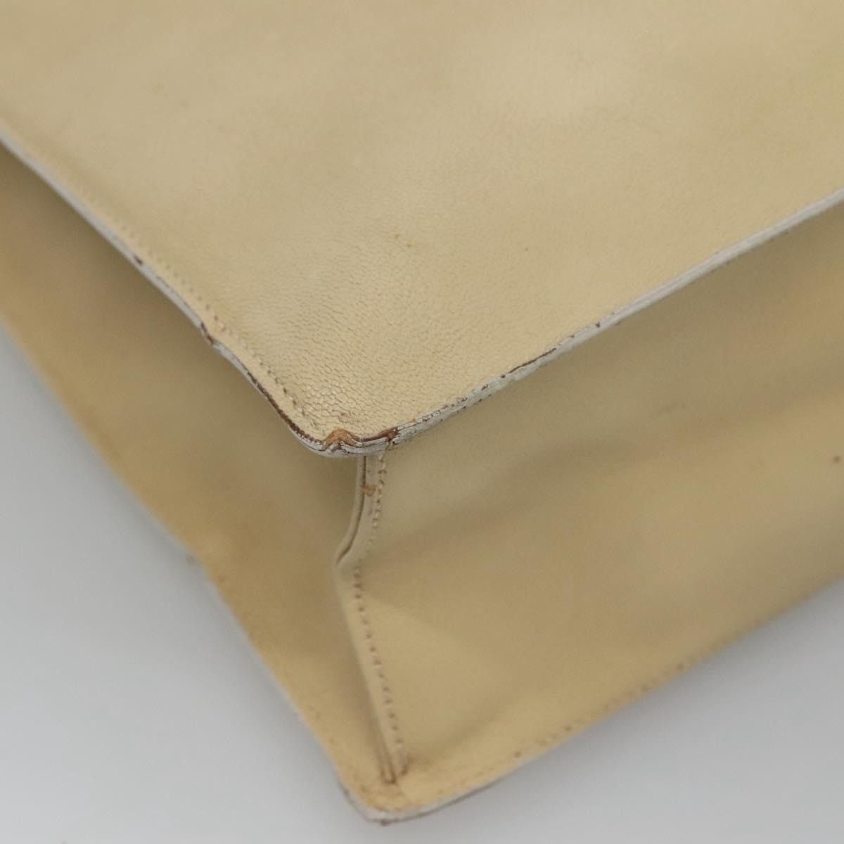 Gucci GUCCI Hand Bag Leather Beige Gold Size ONE SIZE - 14 Thumbnail