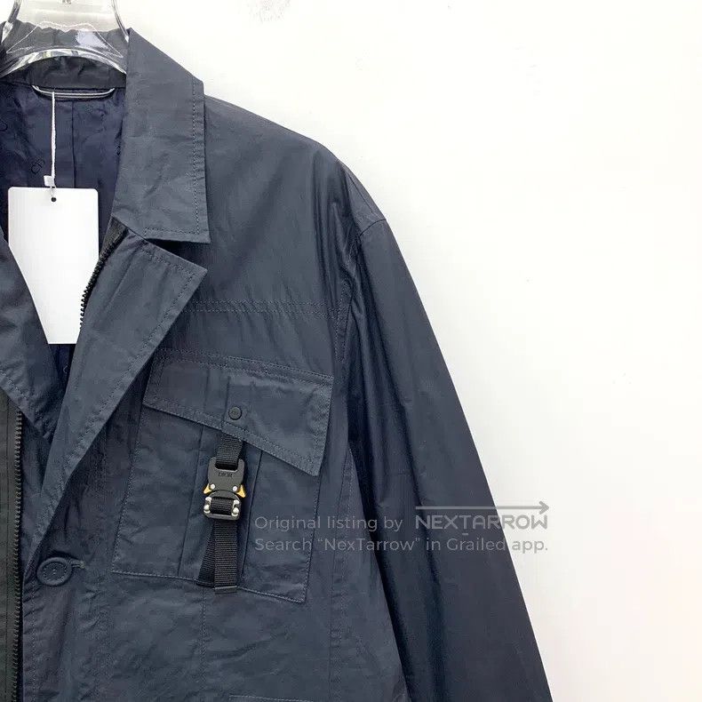 Dior Dior 22 blue and black cotton lapel single-breasted long-s Size US S / EU 44-46 / 1 - 3 Thumbnail