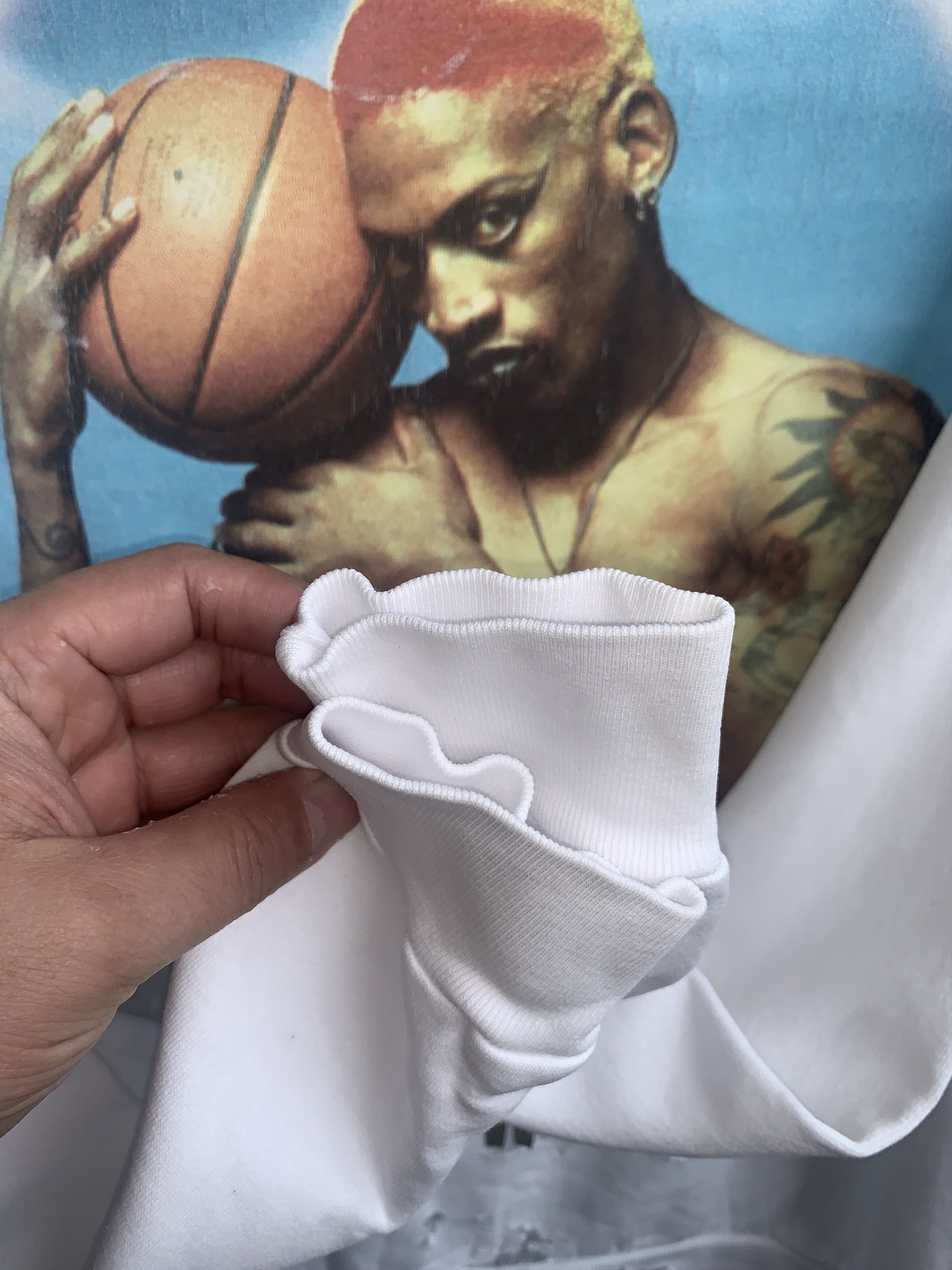 NBA × Vintage Dennis Rodman 1990's Vintage Sweatshirt Size US L / EU 52-54 / 3 - 5 Thumbnail