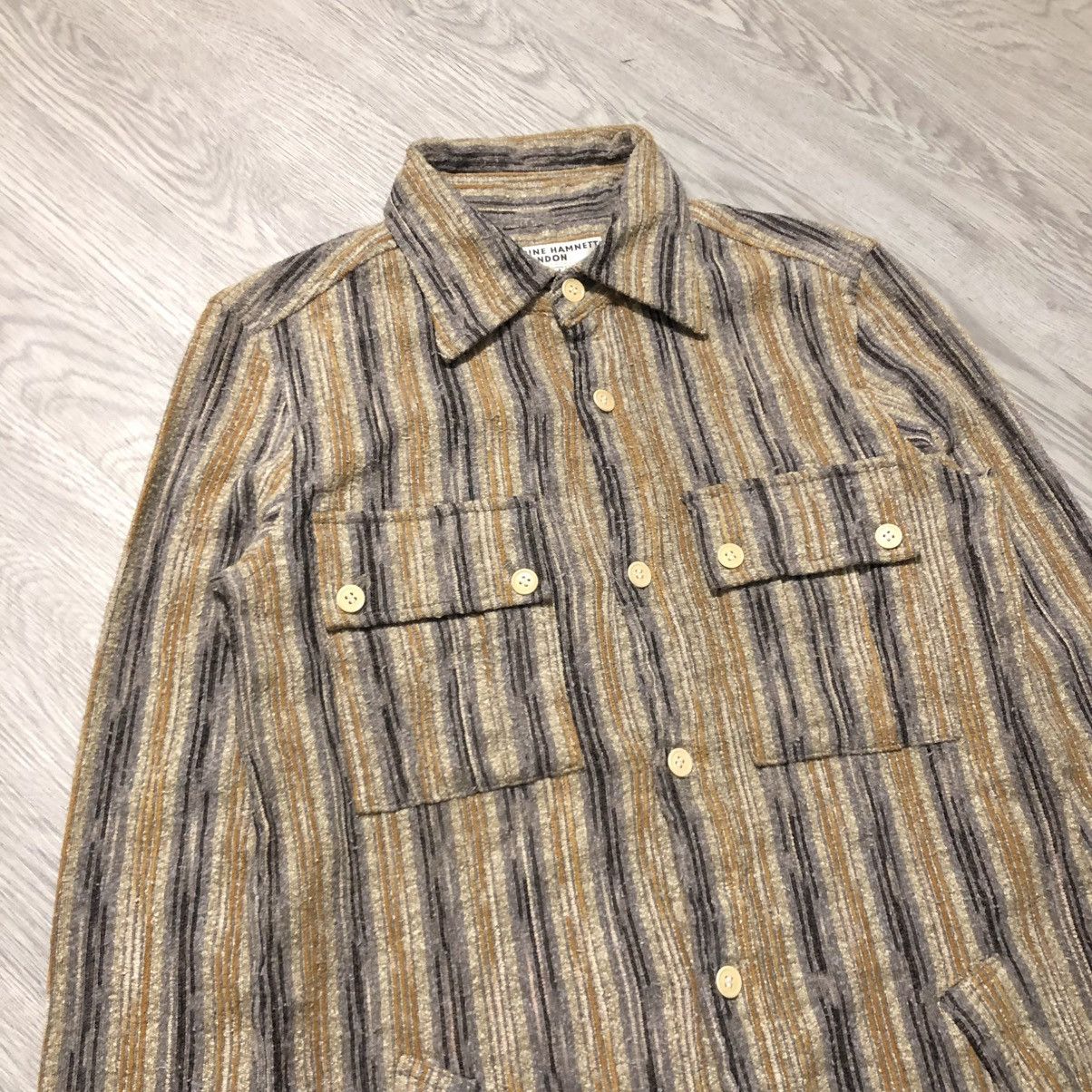 Katharine Hamnett London 🇯🇵 Vintage Katharine Hamnett London Texture Shirt Luxury Size US M / EU 48-50 / 2 - 3 Thumbnail