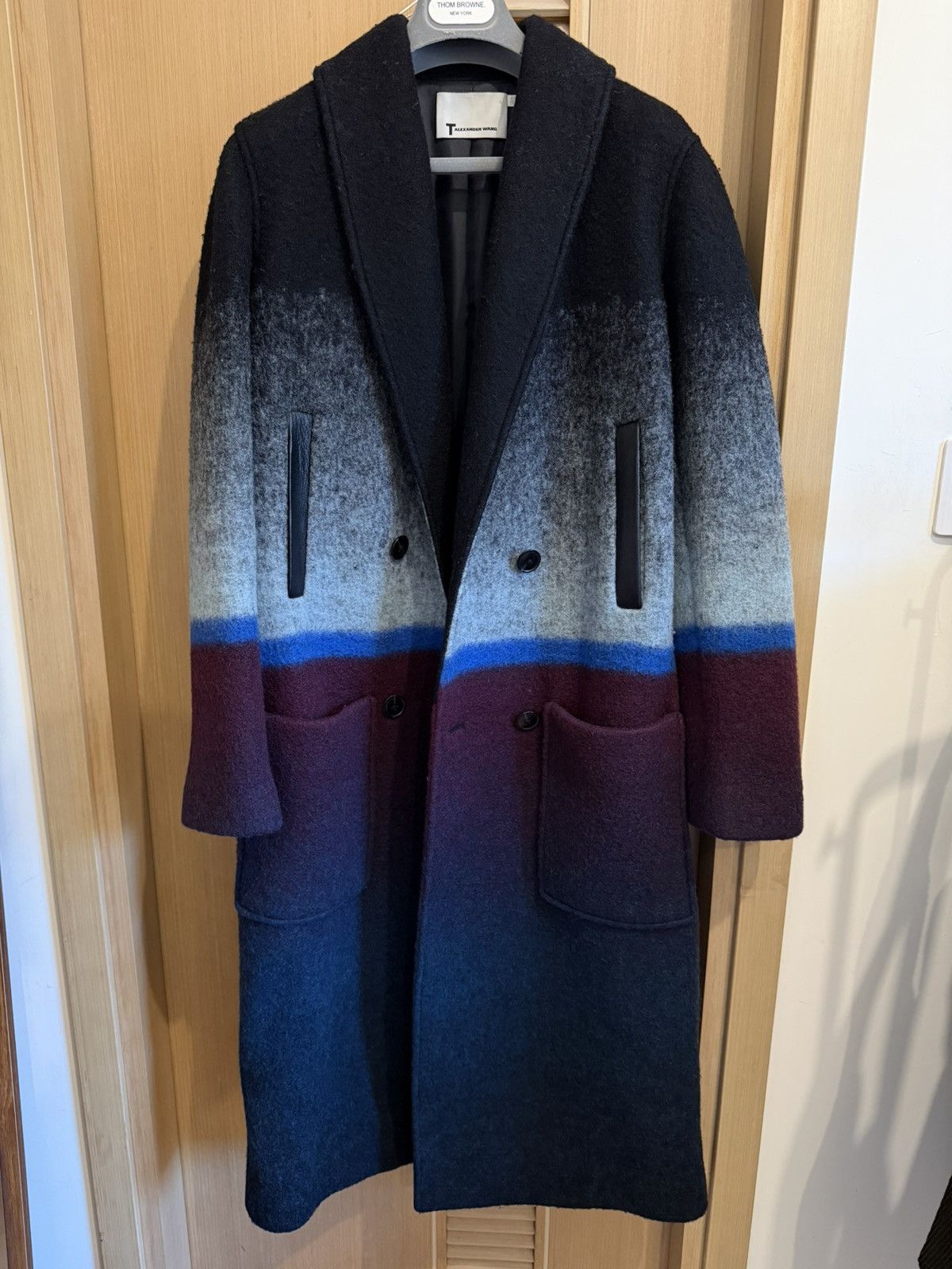 T by Alexander Wang T by Alexander Wang Degrade Ombré wool-blend coat Size XS / US 0-2 / IT 36-38 - 8 Thumbnail