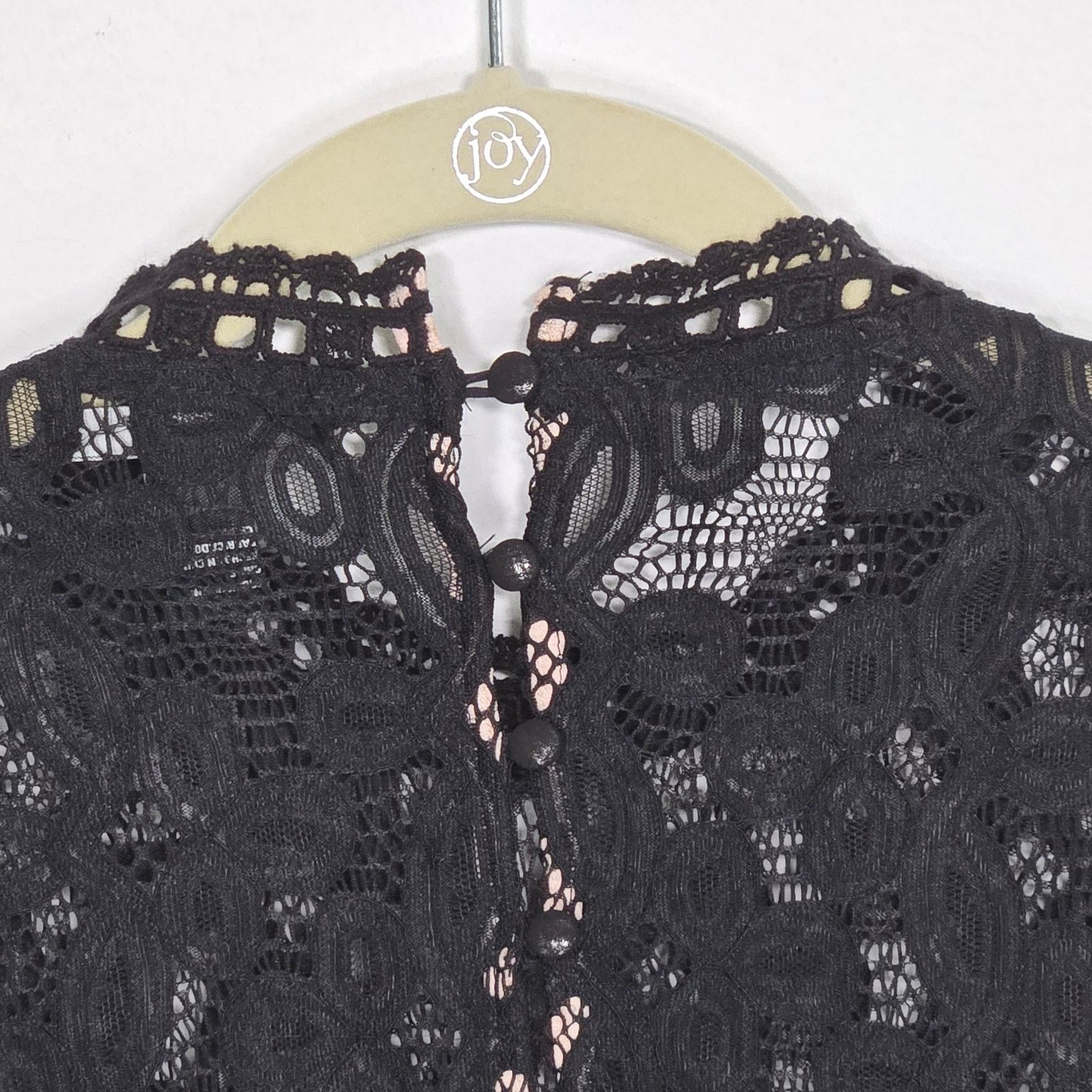 Forever 21 Black Dress With Lace Detail Size Small Size S / US 4 / IT 40 - 6 Thumbnail