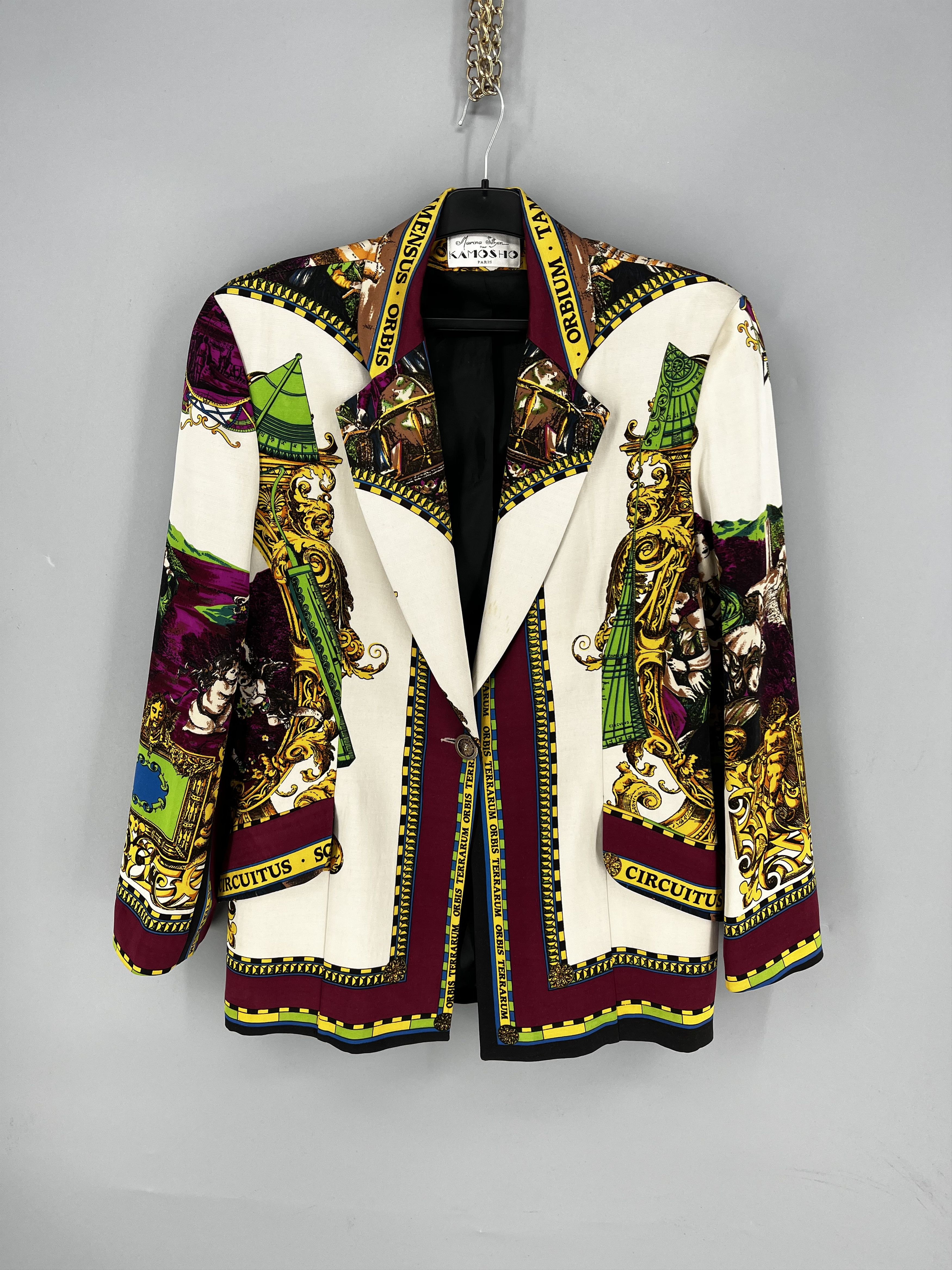 Vintage Luxaru Jacket Marina Sitbon Kamosho Paris 42