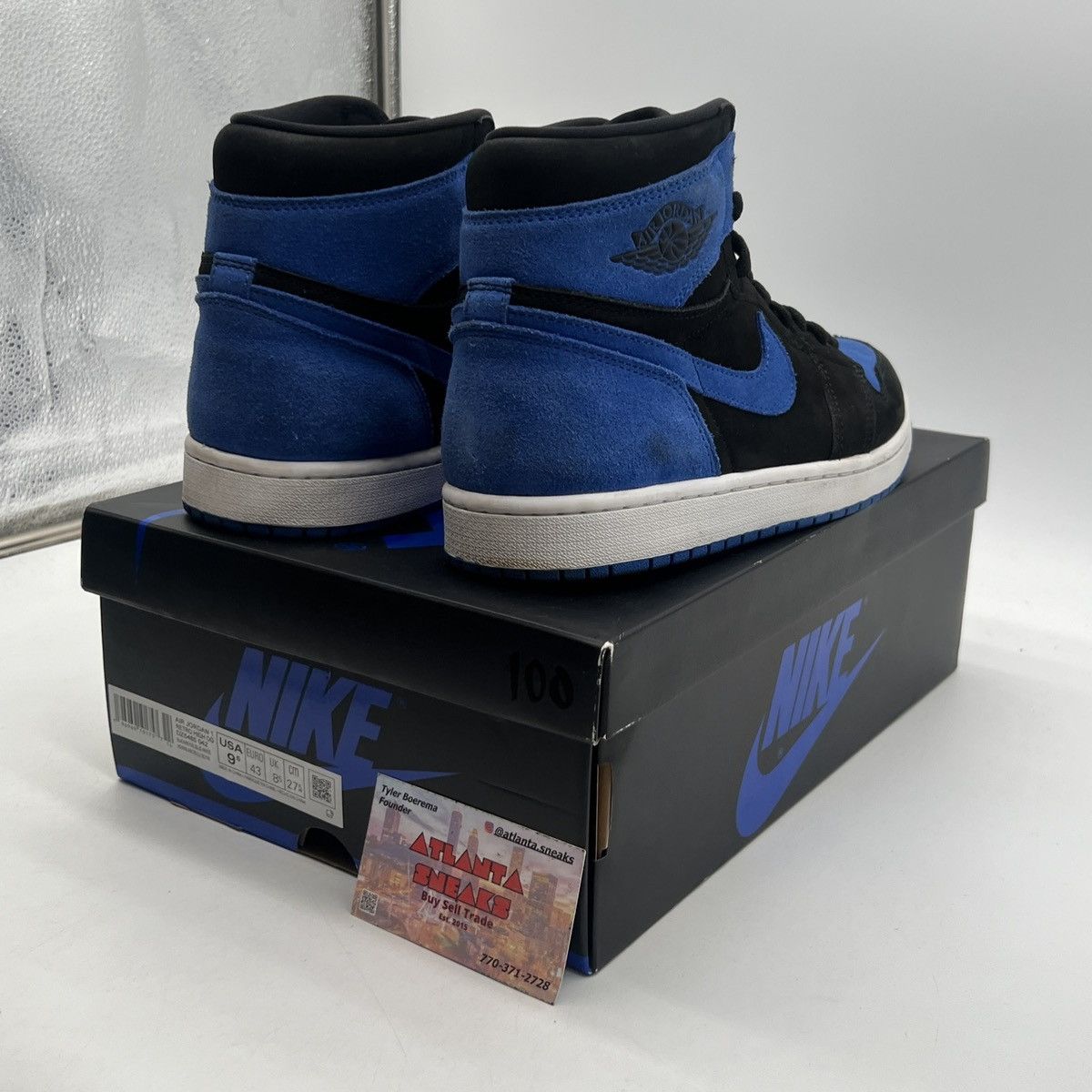 Nike Air Jordan 1 high Royal reimagined Size US 9.5 / EU 42-43 - 5 Thumbnail