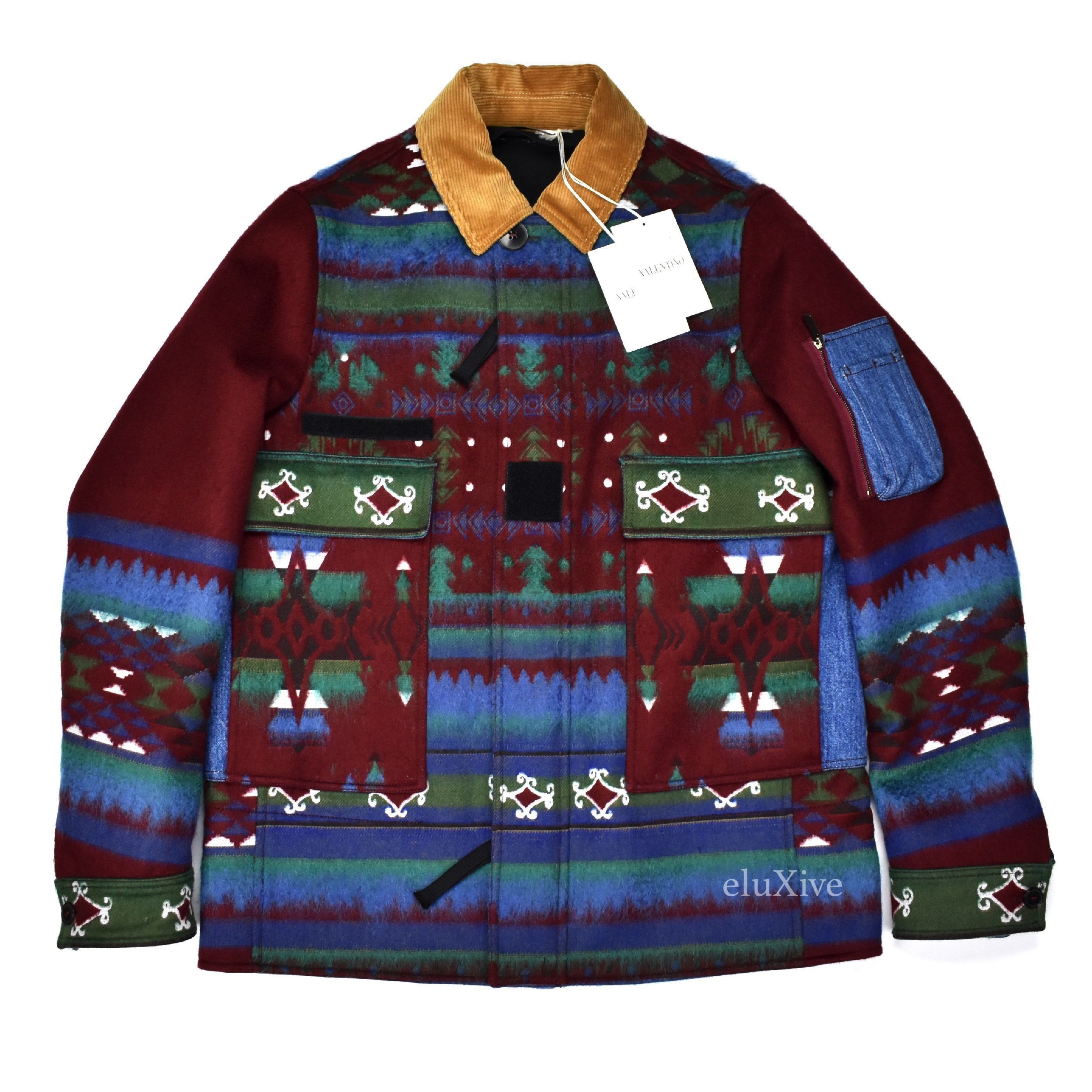 Valentino Valentino $4.5k Southwestern Blanket Woven Jacket 48 NWT Size US M / EU 48-50 / 2 - 1 Preview