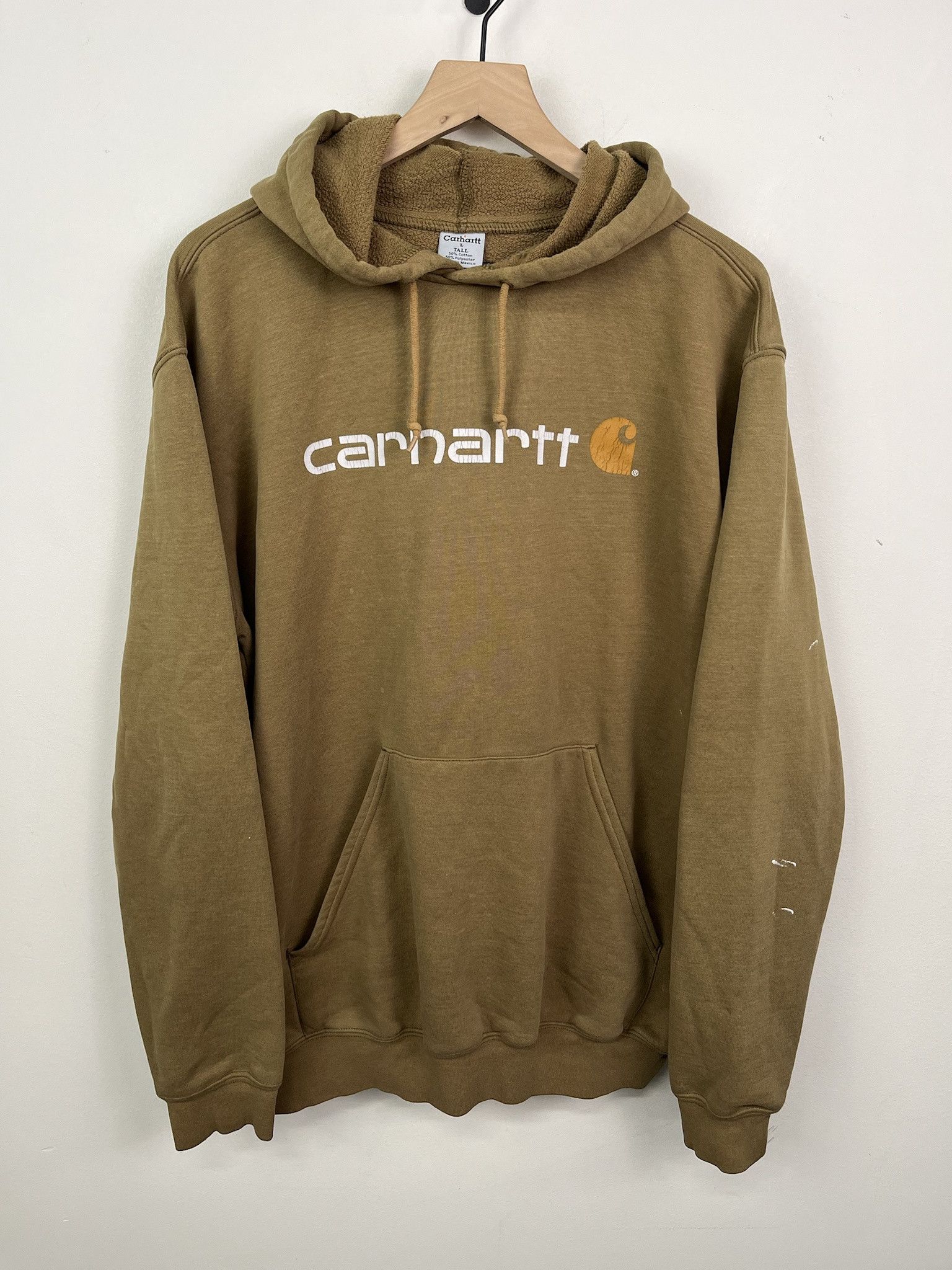 トップス 90s vintage Carhartt Hoodie Fade brown 90s vintage Carhartt Hoodie Fade brown トップス