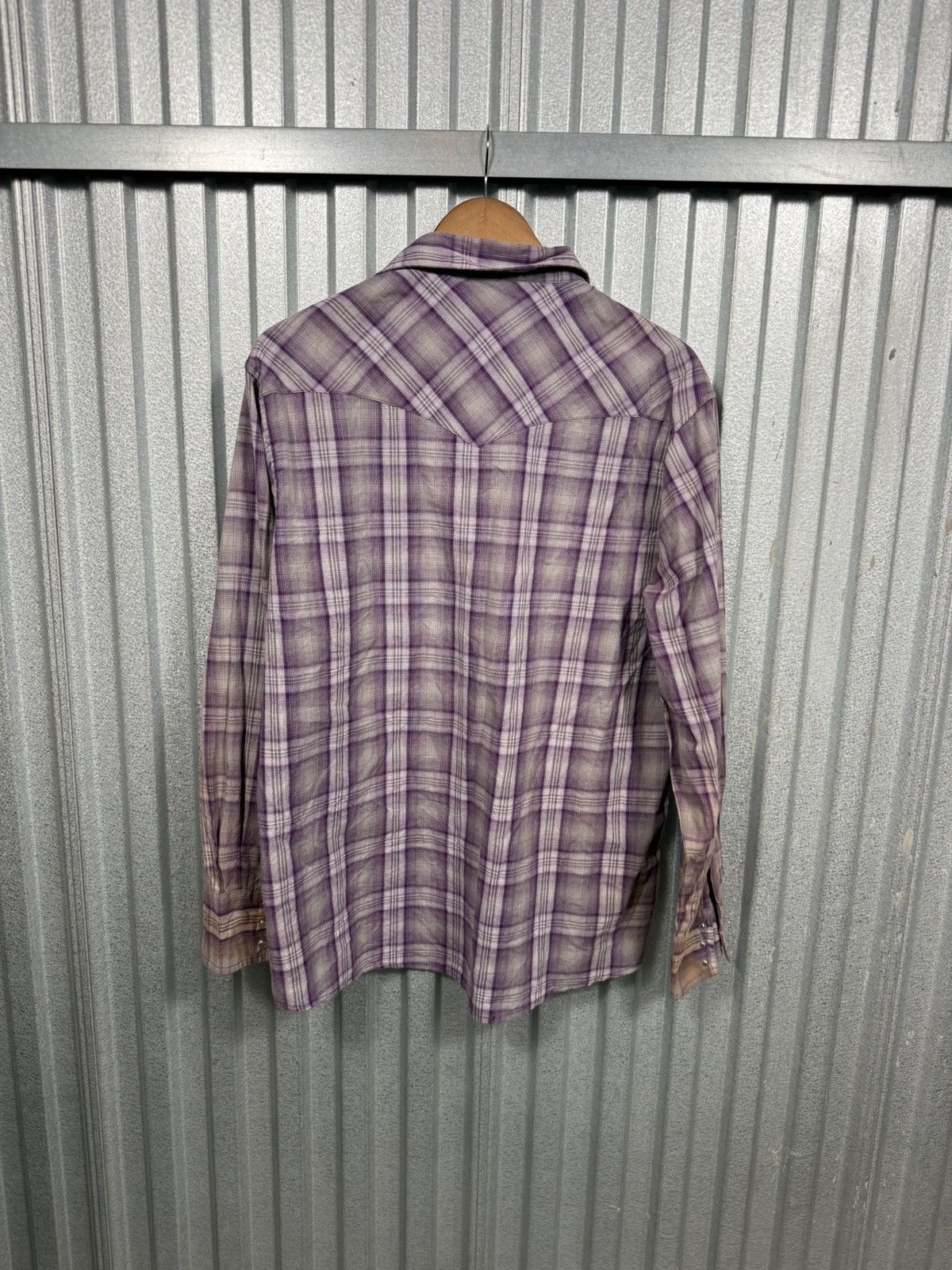 Wrangler Vintage Wrangler Classic Purple Pearl Snap Western Button Up Size US XL / EU 56 / 4 - 6 Thumbnail