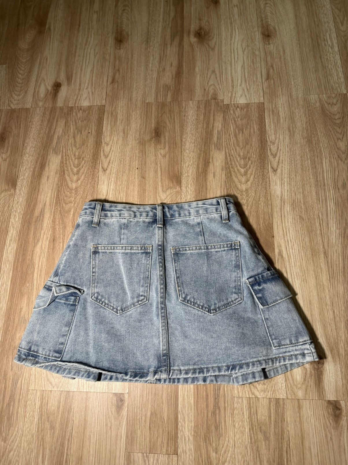 Other Women's High Waist Denim Utility Skirt Size 26" / US 2 / IT 38 - 3 Thumbnail