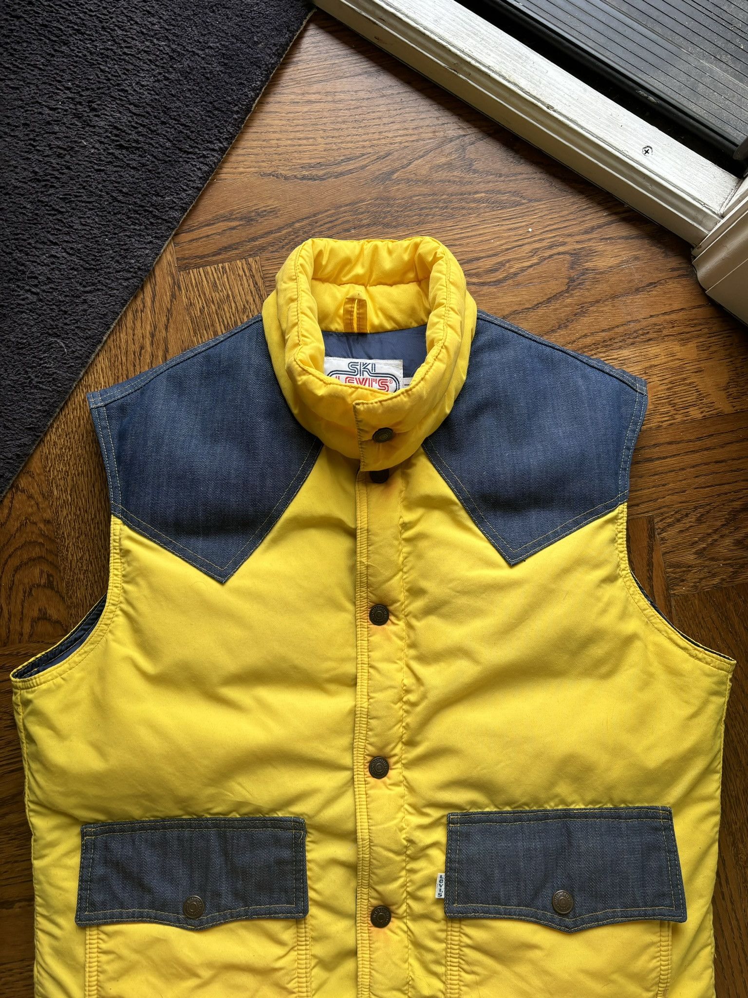 Levi's 1970s Levi's Ski Goose Down Vintage Puffer Denim Winter USA Size US M / EU 48-50 / 2 - 4 Thumbnail