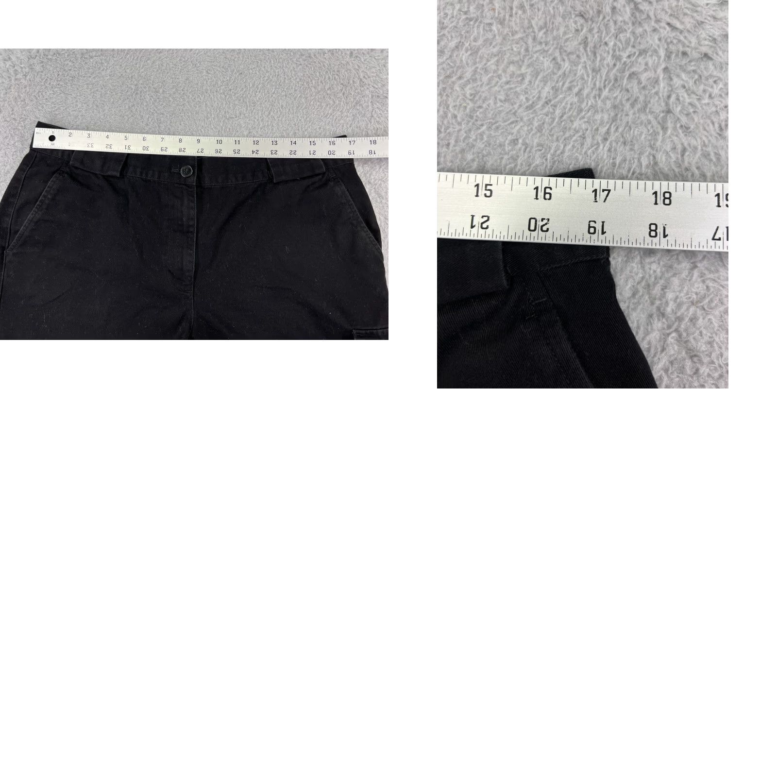 Ralph Lauren Lauren Ralph Lauren Shorts Women 14 Black Golf Twill Pockets 5-Pocket Design Chino Regular Cotton Blend 8 in Inseam Vintage No Size 36" / US 14 / IT 50 - 9 Thumbnail