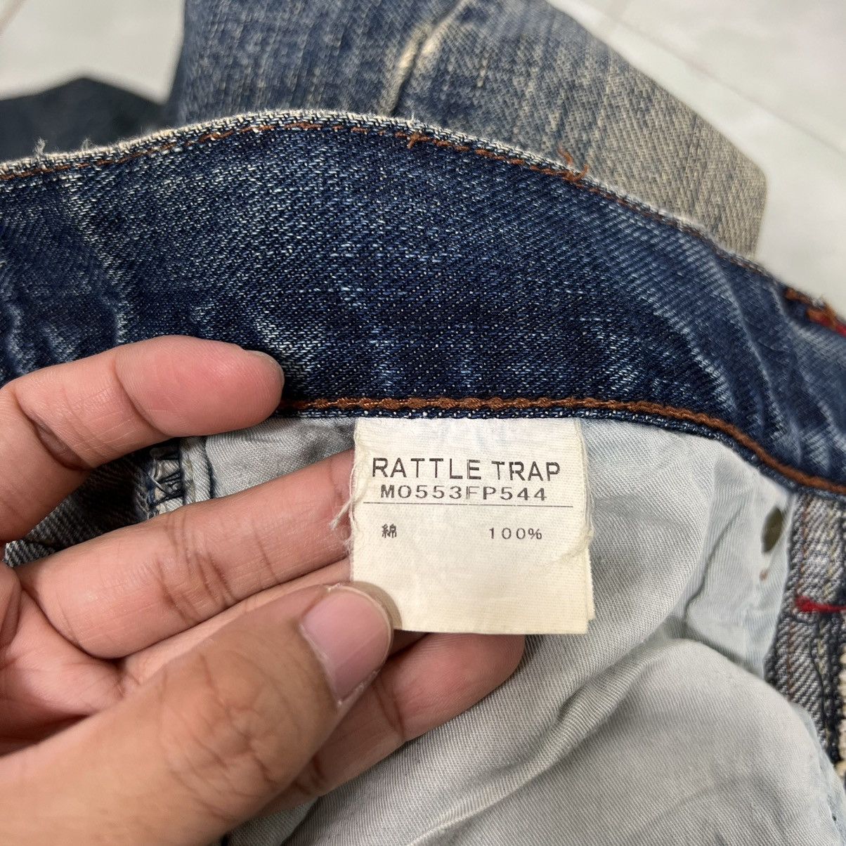 Japanese Brand 🔥 FLARE RATTLETRAP DYED ZIPPER Size US 33 - 16 Thumbnail