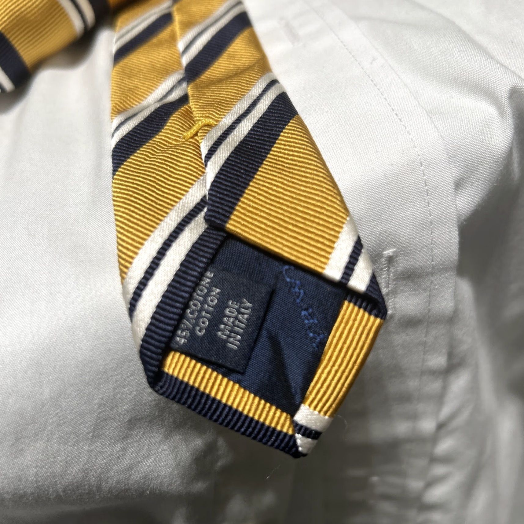 Charles Tyrwhitt Charles Tyrwhitt Tie Mens Made in Italy Preppy Multicolor EUC Notre Dame Size ONE SIZE - 3 Thumbnail