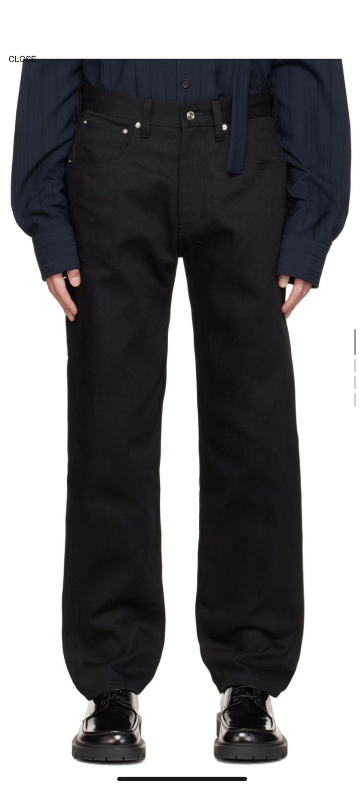 image of Namacheko Black Jeans, Men's (Size 32)