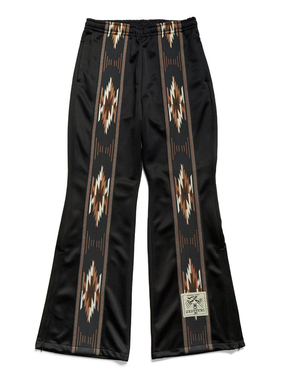 Kapital KAPITAL smooth jersey KOCHI & ZEPHYR track pants new black Size US 34 / EU 50 - 1 Thumbnail