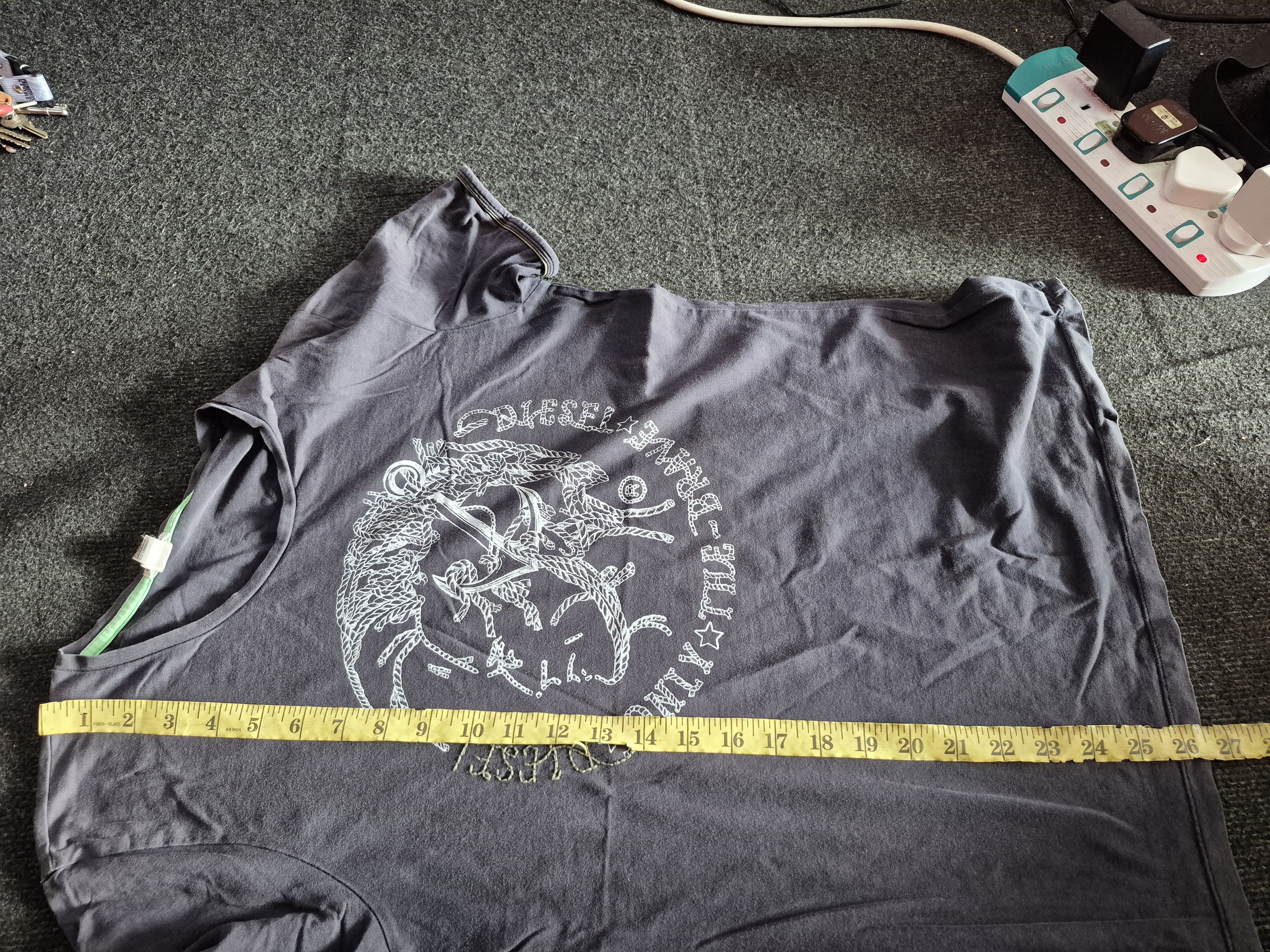 Diesel 🔥 Diesel Only The Brave Mohawk Tee Size US M / EU 48-50 / 2 - 8 Thumbnail