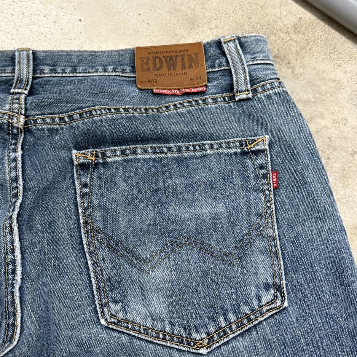 Edwin Edwin 403 International Basic Japanese Denim Pants Size US 35 - 13 Thumbnail
