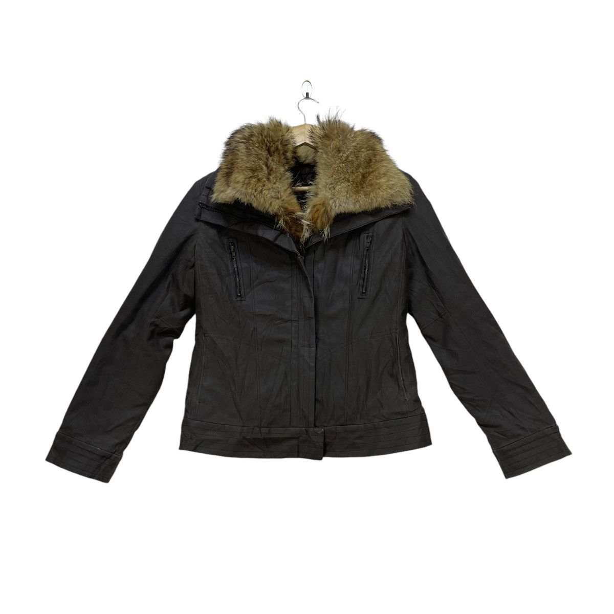 Le Grande Bleu (L.G.B.) × Michel Klein Michel Klein Paris Faux Fur Crop Jacket Size S / US 4 / IT 40 - 5 Thumbnail