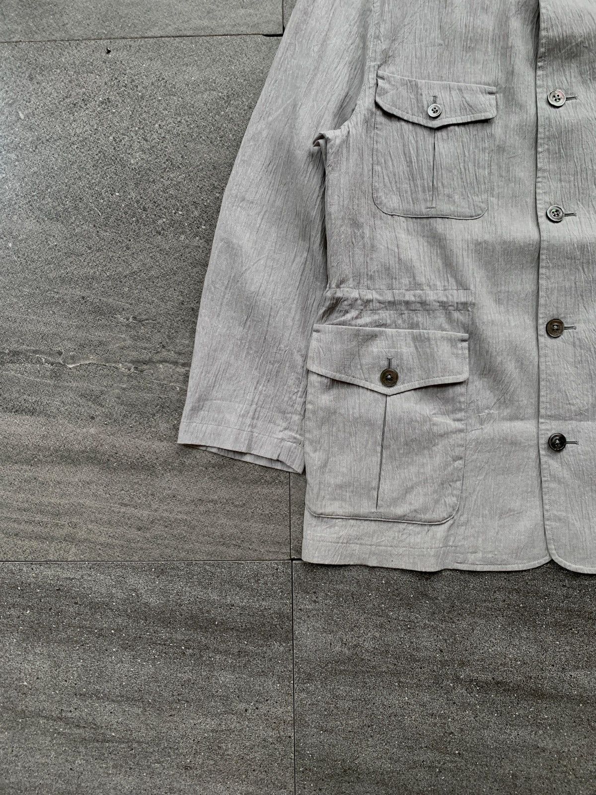 Burberry FREE TAX! M-65 Cargo Linen Jacket Size US M / EU 48-50 / 2 - 4 Thumbnail
