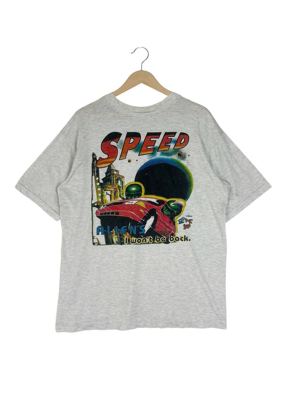 Vintage 90s Alien Team T-Shirt – Sci-Fi Graphic