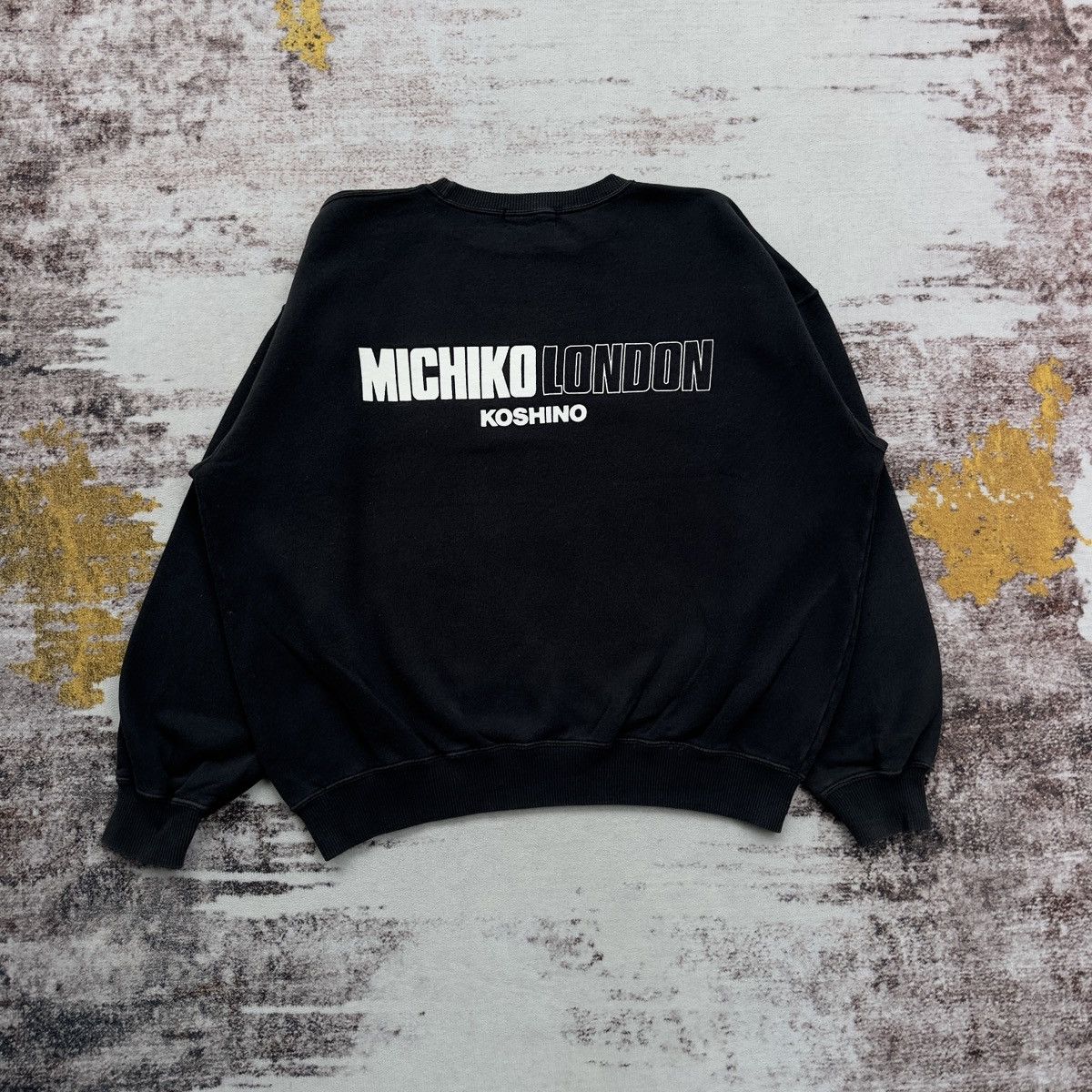 Michiko Koshino London MICHIKO LONDON KOSHINO BIG LOGO CREWNECK SWEATSHIRT VINTAGE Size US S / EU 44-46 / 1 - 2 Thumbnail