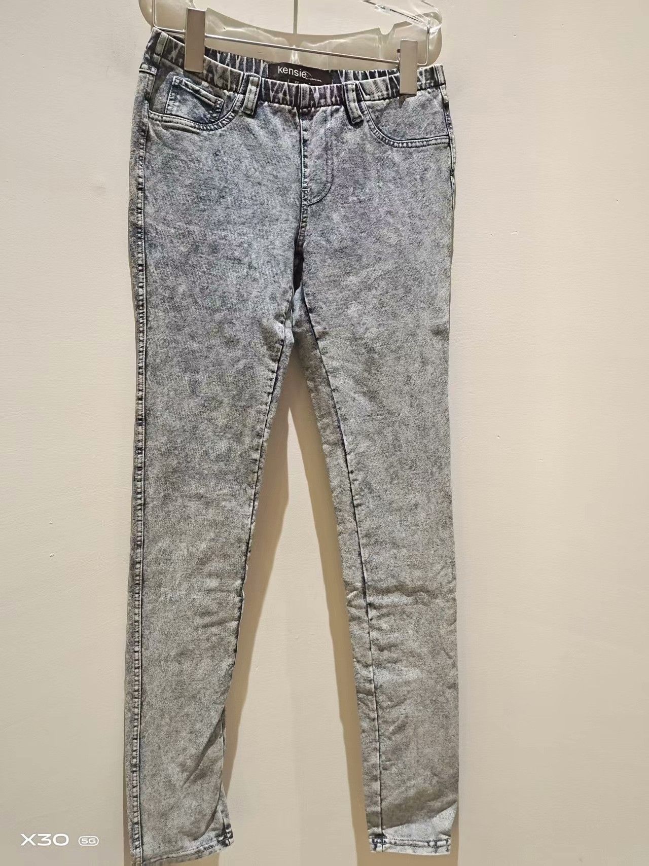 Other kensie Acid Wash Skinny Jeans Size 32" / US 10 / IT 46 - 1 Thumbnail