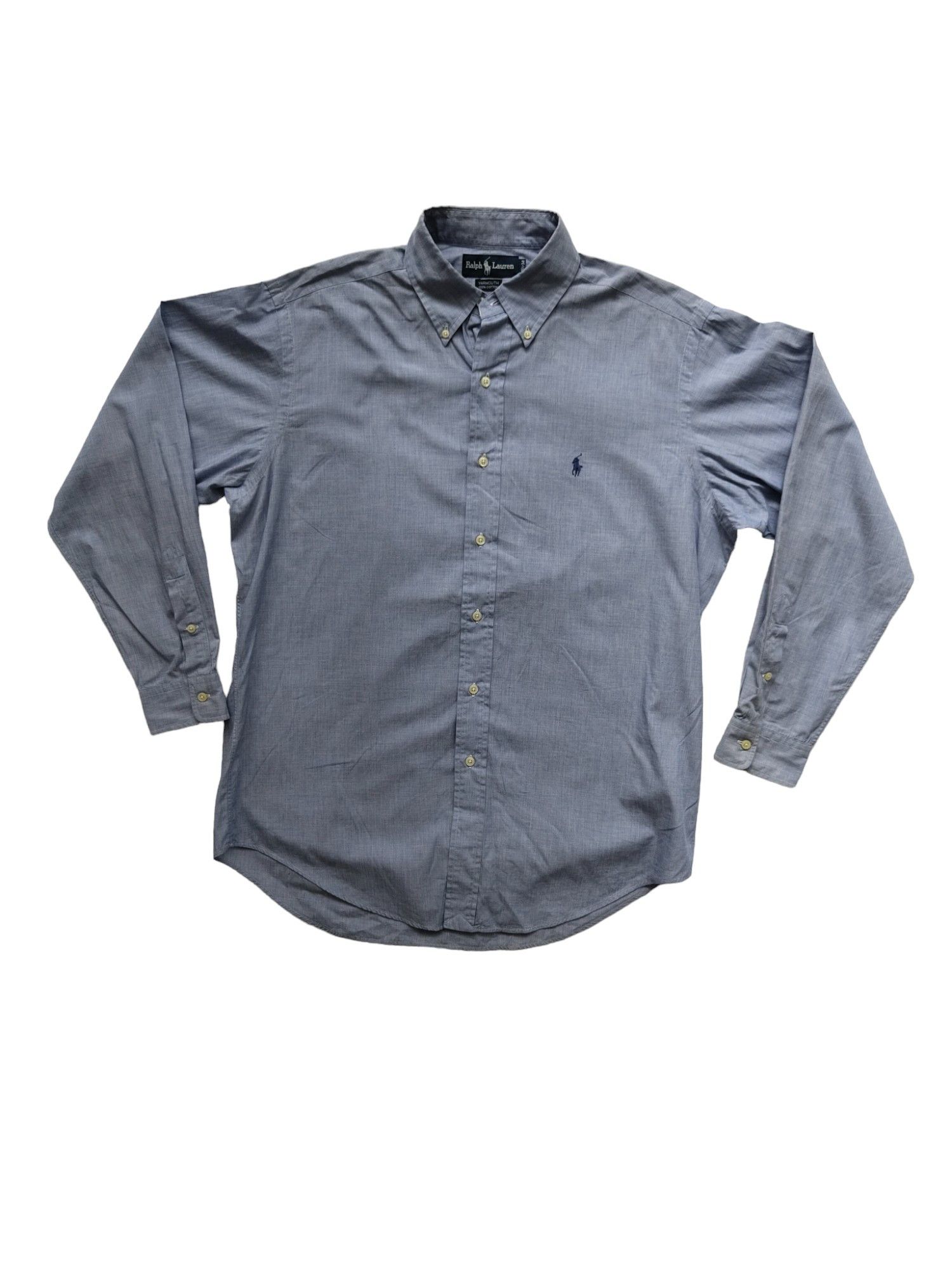 Ralph Lauren Ralph Lauren Blue Classic Long Sleeves Shirt Size US M / EU 48-50 / 2 - 1 Thumbnail