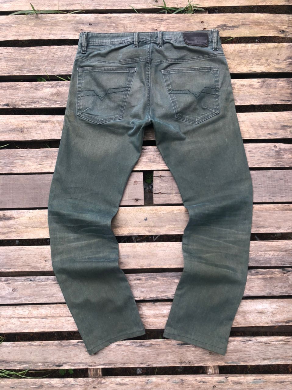 Diesel × Vintage Vintage Diesel Rust Denim Jeans Slim-Skinny Size US 33 - 2 Thumbnail