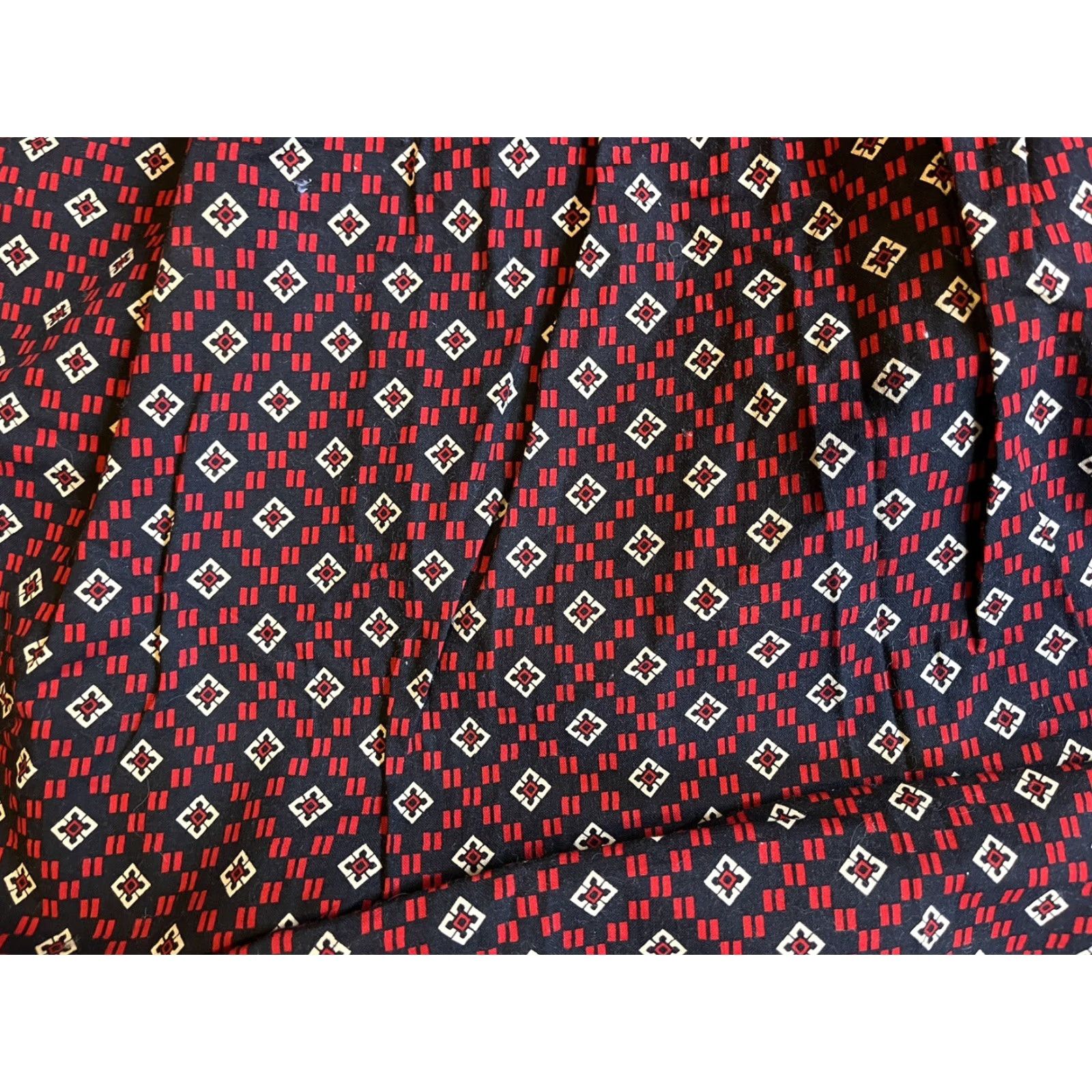 Black Diamond VINTAGE Gianni Sport Skirt Women's 12 Red Black Diamond All Over Print 90s Size 34" / US 12 / IT 48 - 3 Thumbnail