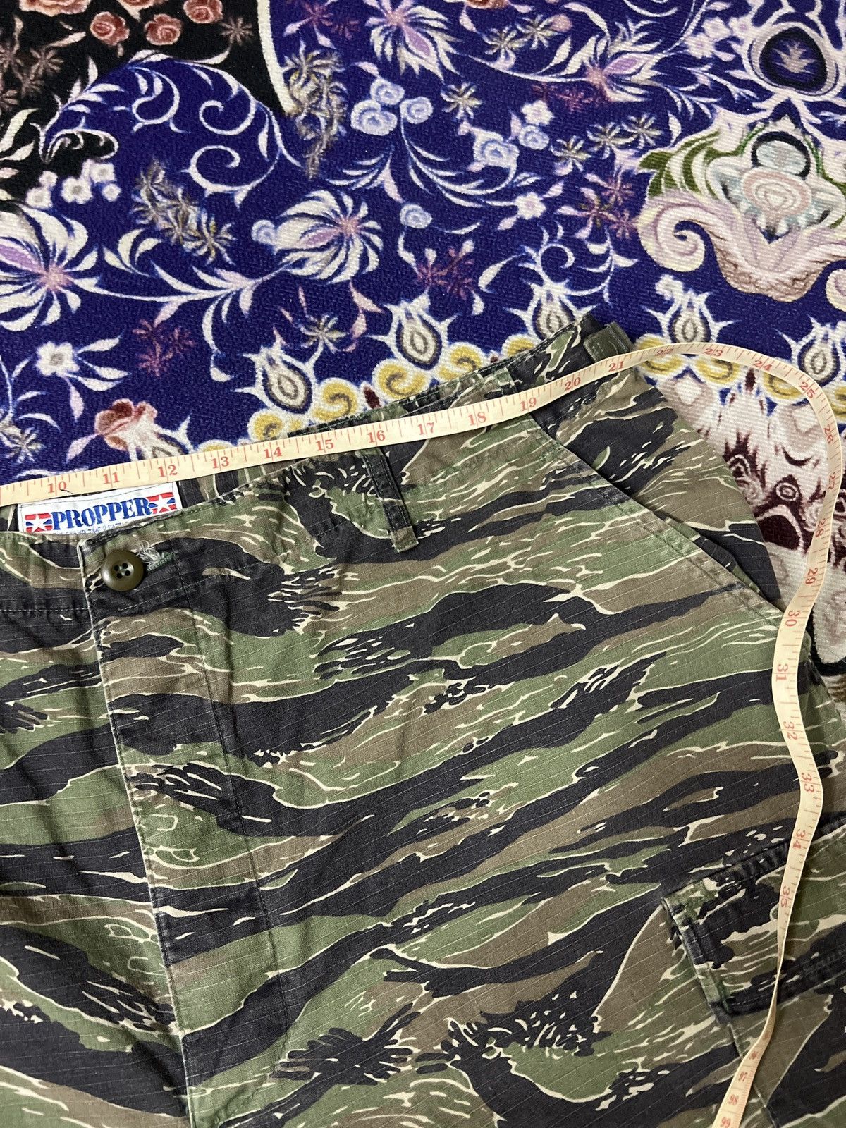 Other Vintage Propper Army Tiger Stripe Combat Trousers Size US 42 / EU 58 - 17 Thumbnail