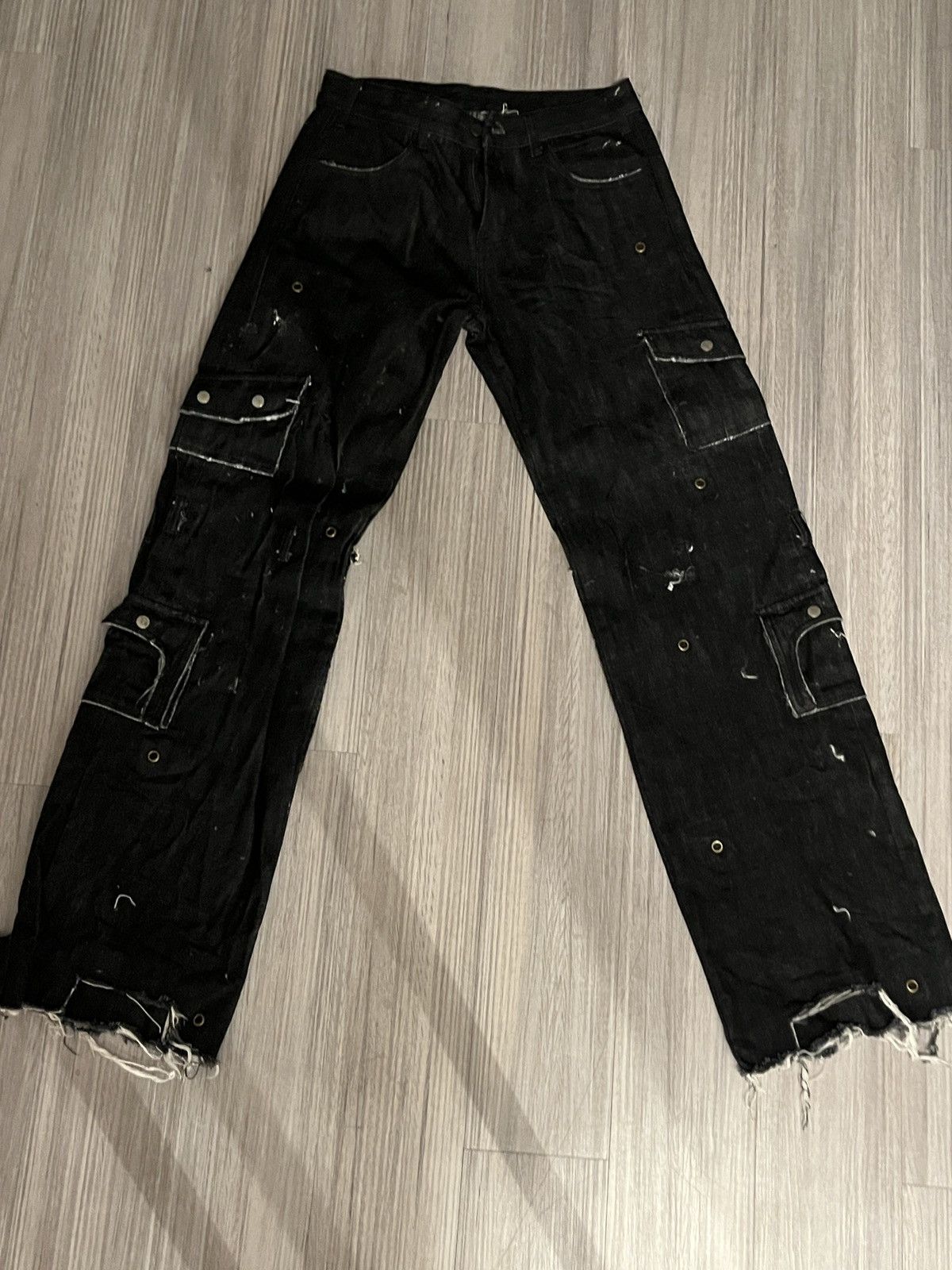 image of Les Demons Portent 22’ Cargo Pants in Black, Men's (Size 32)