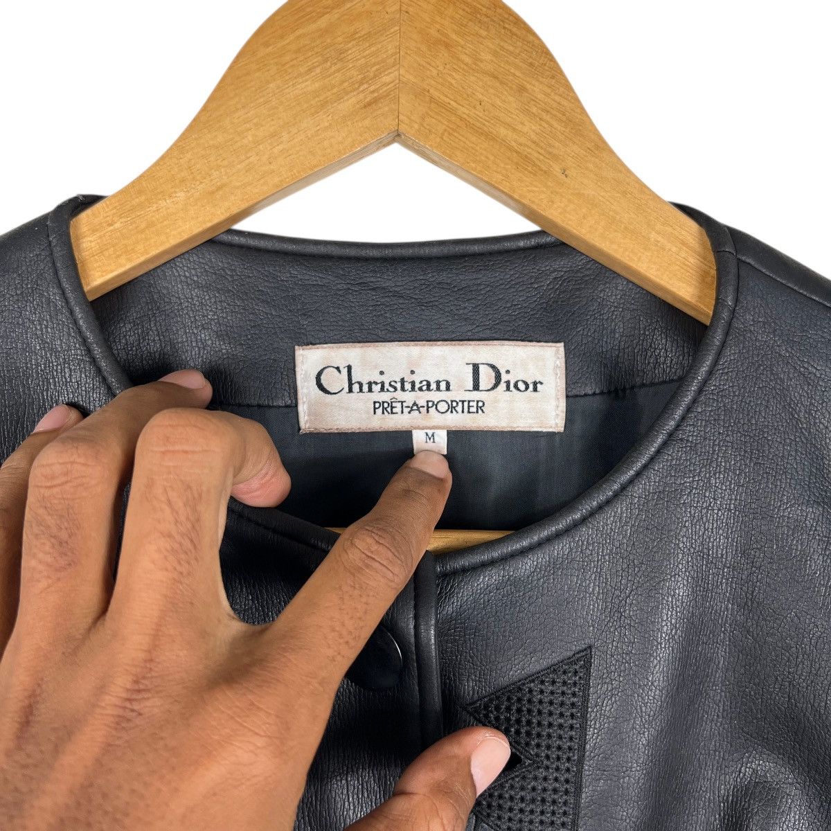 Christian Dior Monsieur Christian Dior Pret A Porter Artificial Leather Jacket Size US M / EU 48-50 / 2 - 11 Thumbnail