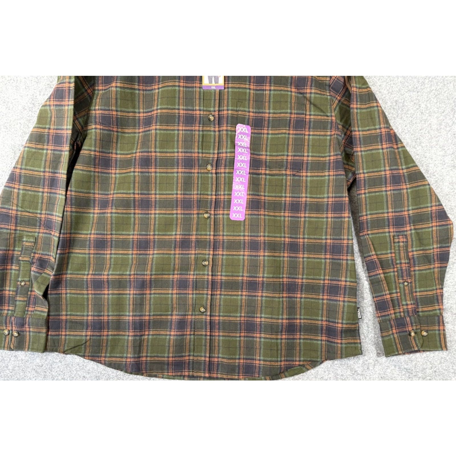 Eddie Bauer Eddie Bauer Flannel Shirt Mens 2XL Green Plaid Button-Up Long Sleeve NWT Size US XXL / EU 58 / 5 - 4 Thumbnail