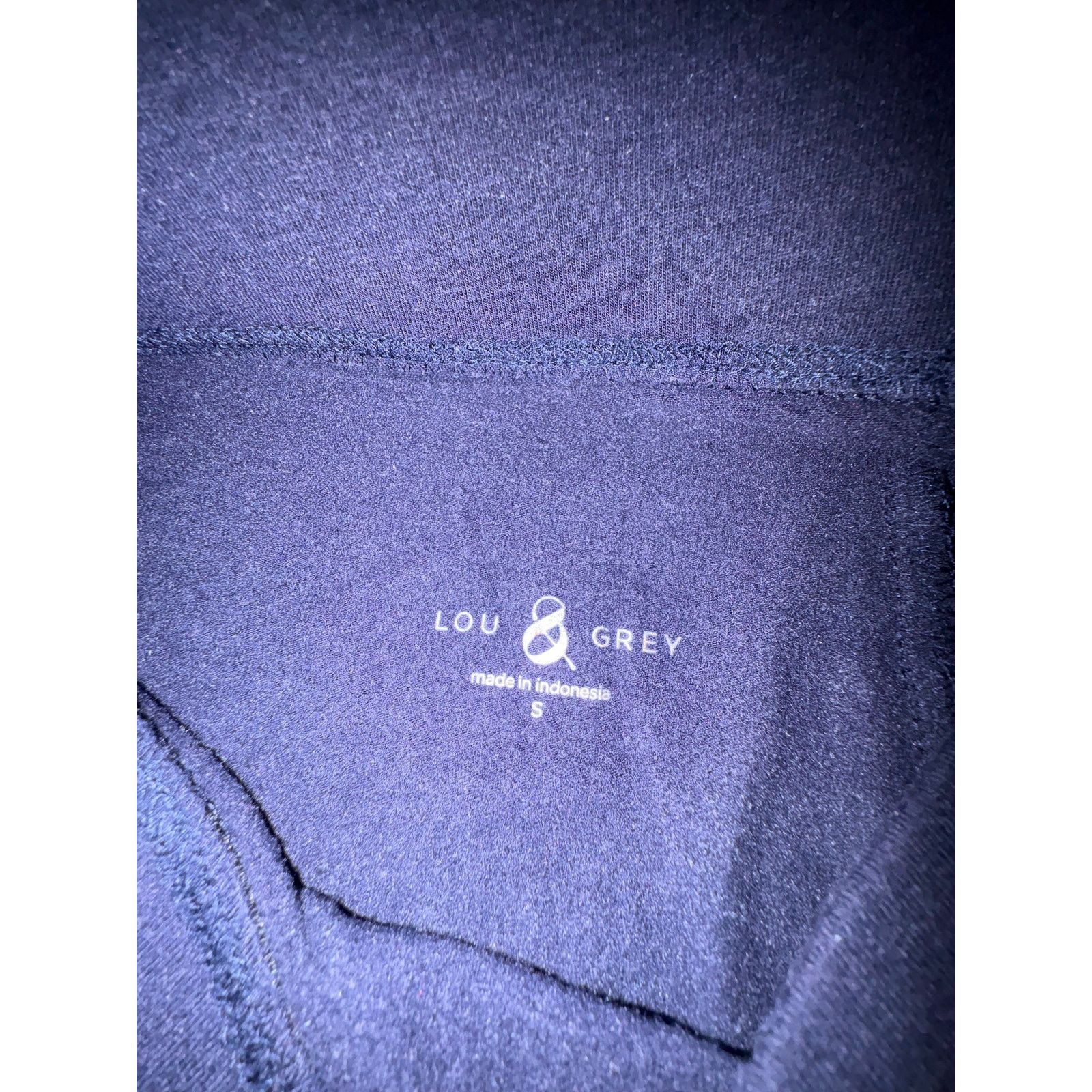 Lou & Grey Lou & Grey Leggings Women’s Small Navy Blue Stretch Knit Size 28" / US 6 / IT 42 - 3 Thumbnail