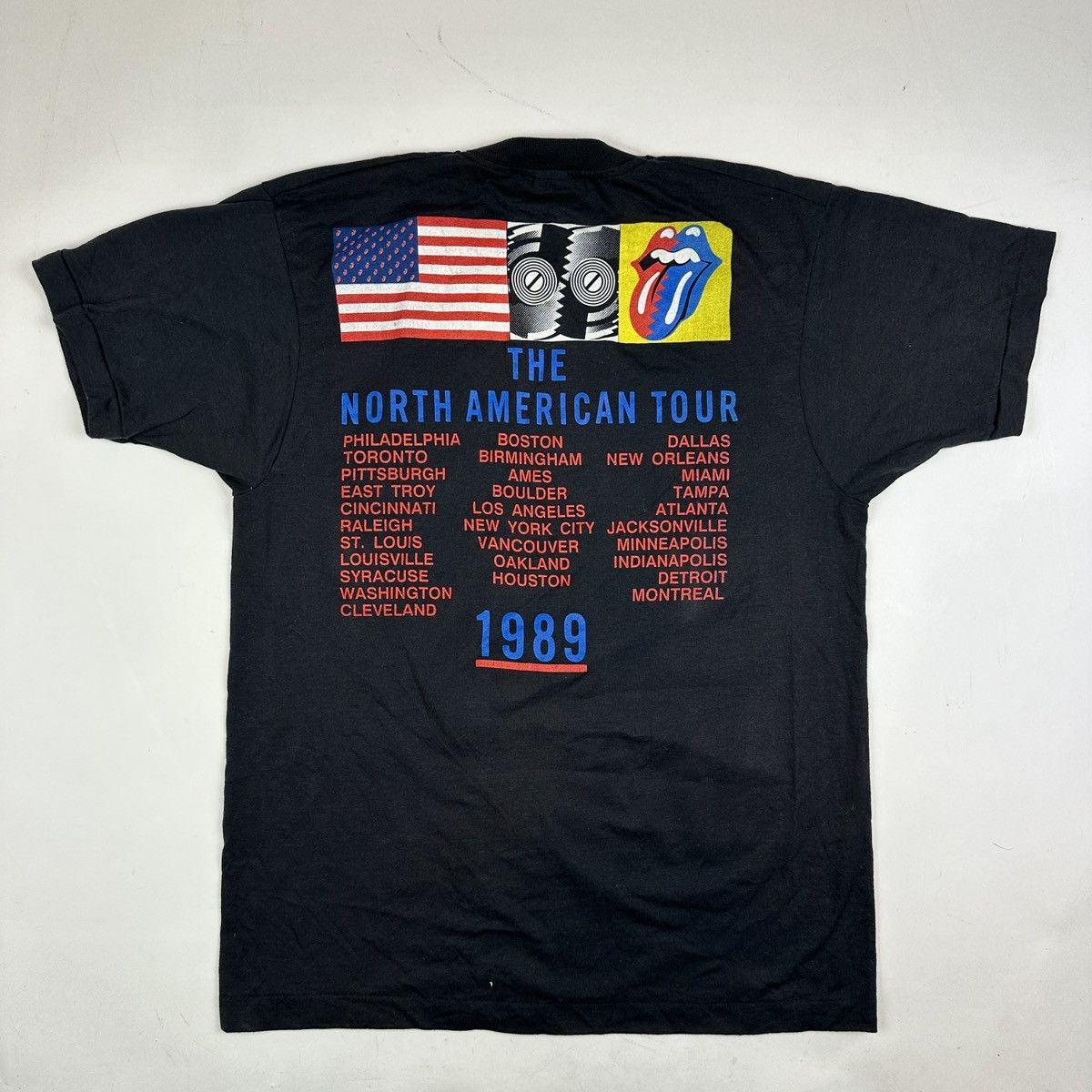 The Rolling Stones × Vintage The Rolling Stones - North America Tour 1989 Size US L / EU 52-54 / 3 - 2 Thumbnail