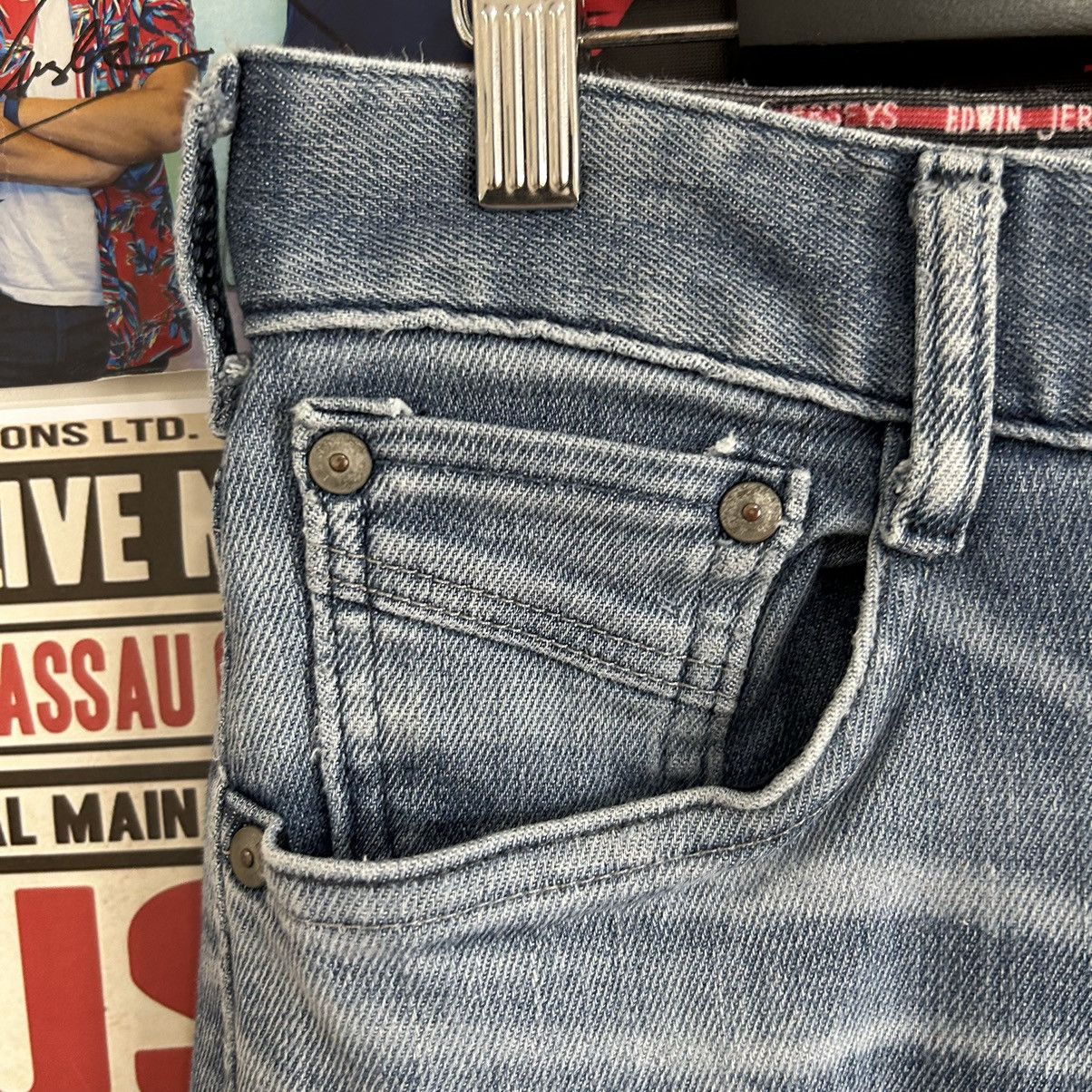 Edwin Vintage Edwin Jerseys Japanese Nice Honeycomb Design Denim Size US 32 / EU 48 - 8 Thumbnail