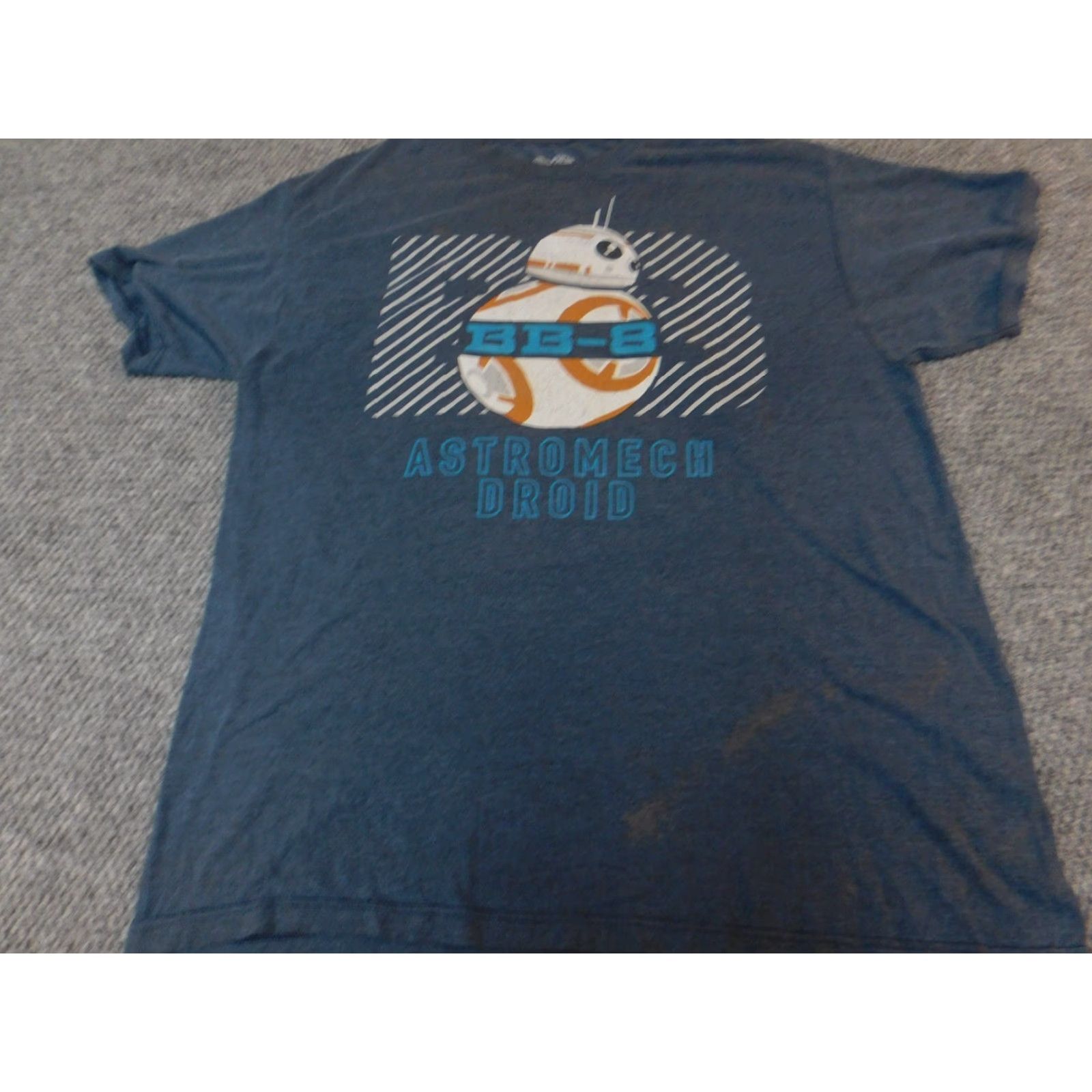 Star Wars Star Wars Mens T-Shirt XL Blue Graphic Logo Crew Neck Short Sleeve Classic Theme Men Size US XL / EU 56 / 4 - 2 Thumbnail