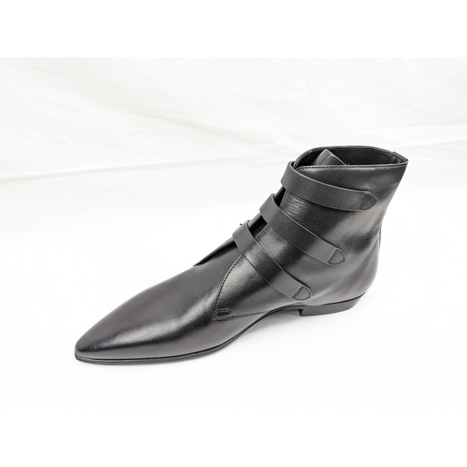 Saint Laurent Paris o1rshd1 Goth 15 Boots in Nero Size US 8.5 / EU 41-42 - 9 Thumbnail