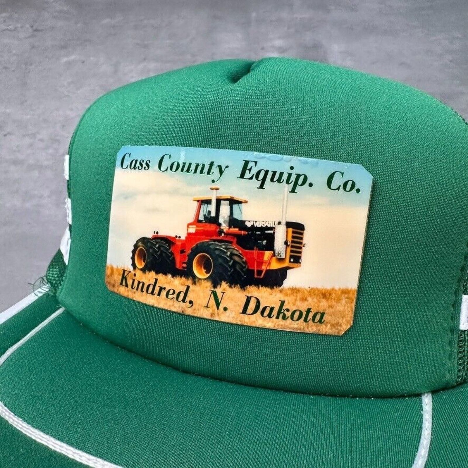 Vintage Vintage 3 Stripe Equipment North Dakota Tractor Farming Hat Size ONE SIZE - 2 Thumbnail