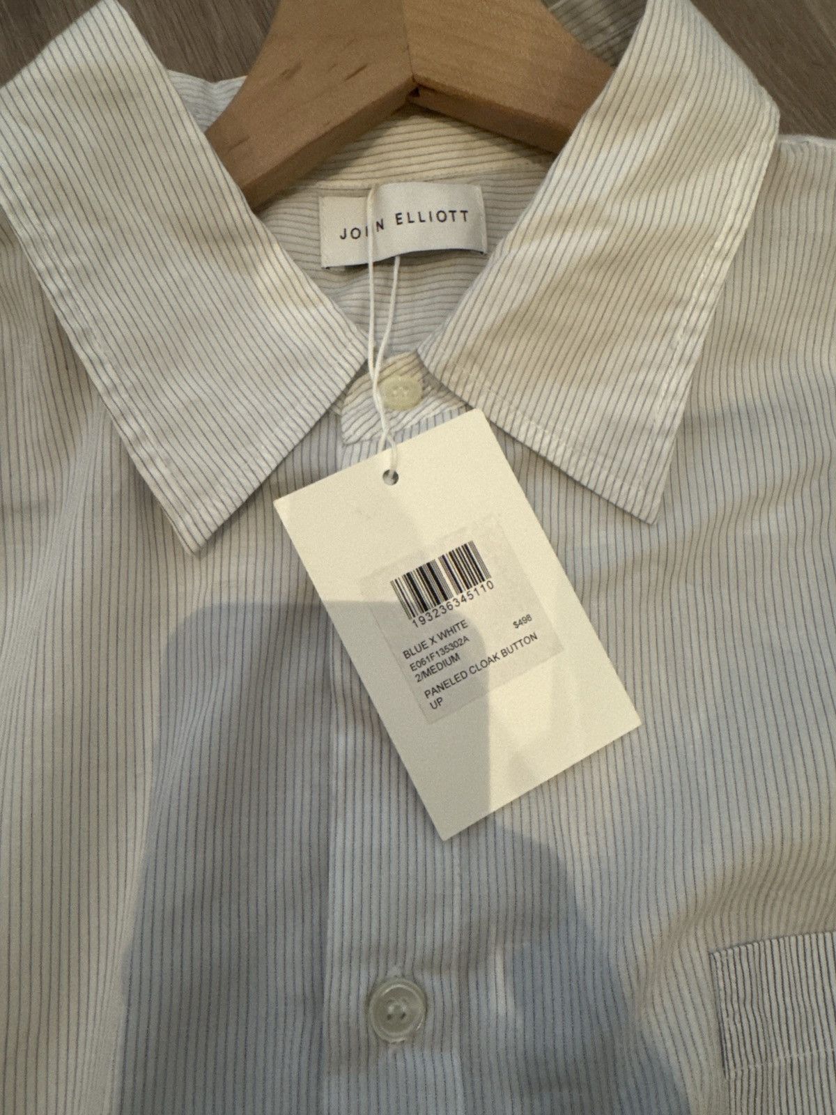 John Elliott John Elliott Paneled Cloak Button Up Shirt Size US M / EU 48-50 / 2 - 3 Thumbnail