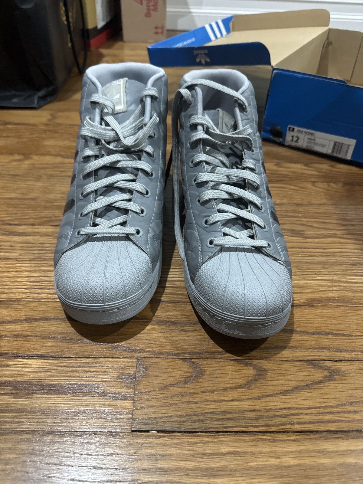 Adidas Adidas Pro Model High Top Sneakers Size US 12 / EU 45 - 3 Thumbnail