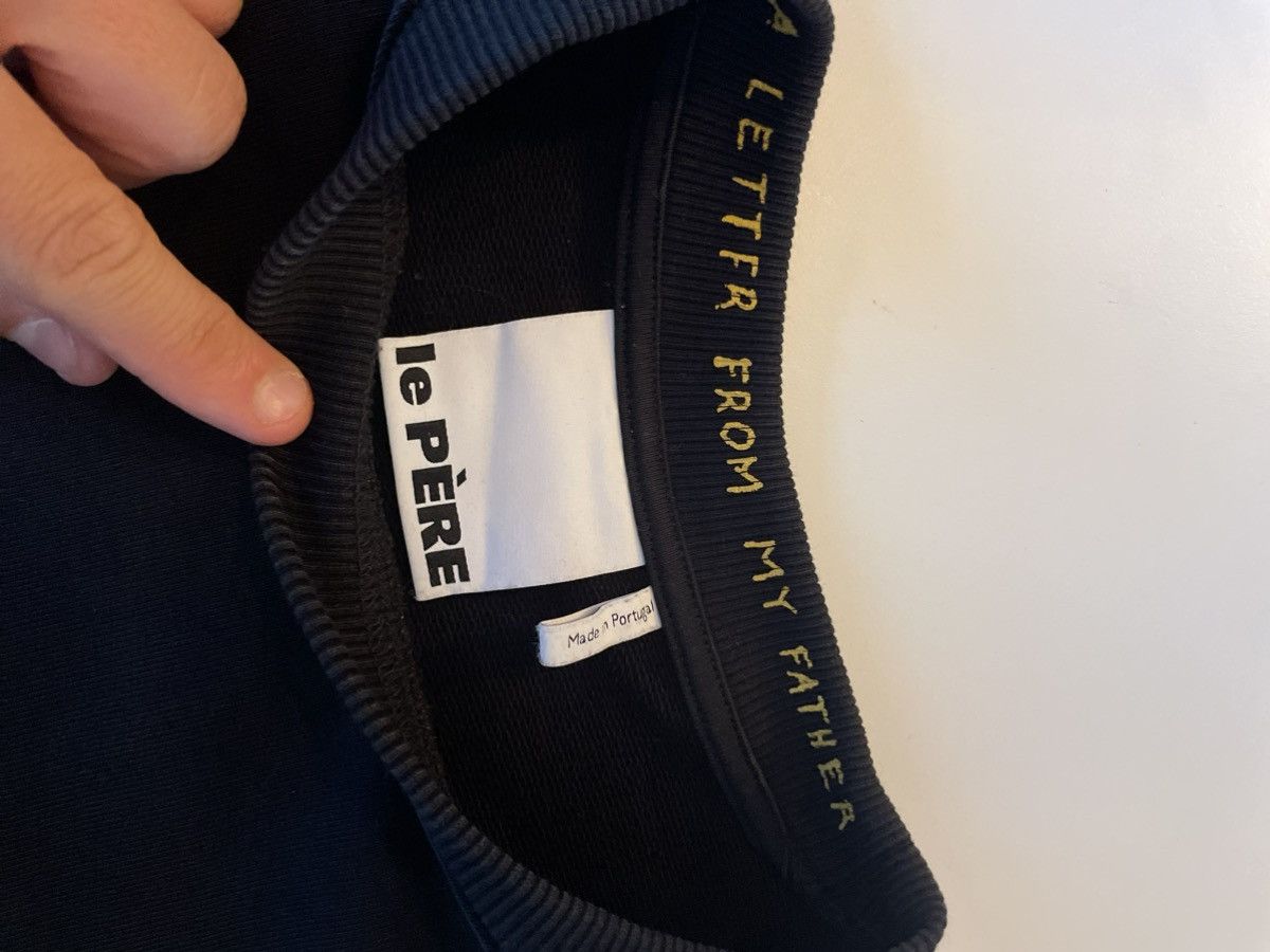 Le Pere A letter from my father sweatshirt Size US M / EU 48-50 / 2 - 6 Thumbnail